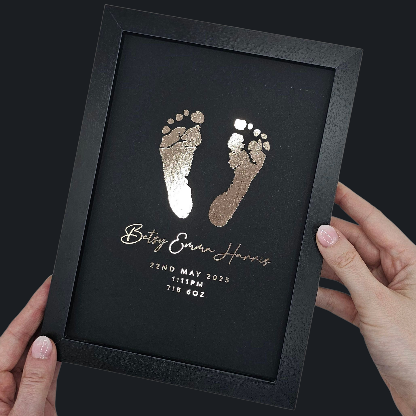 Baby Hand / Footprint Foil Print