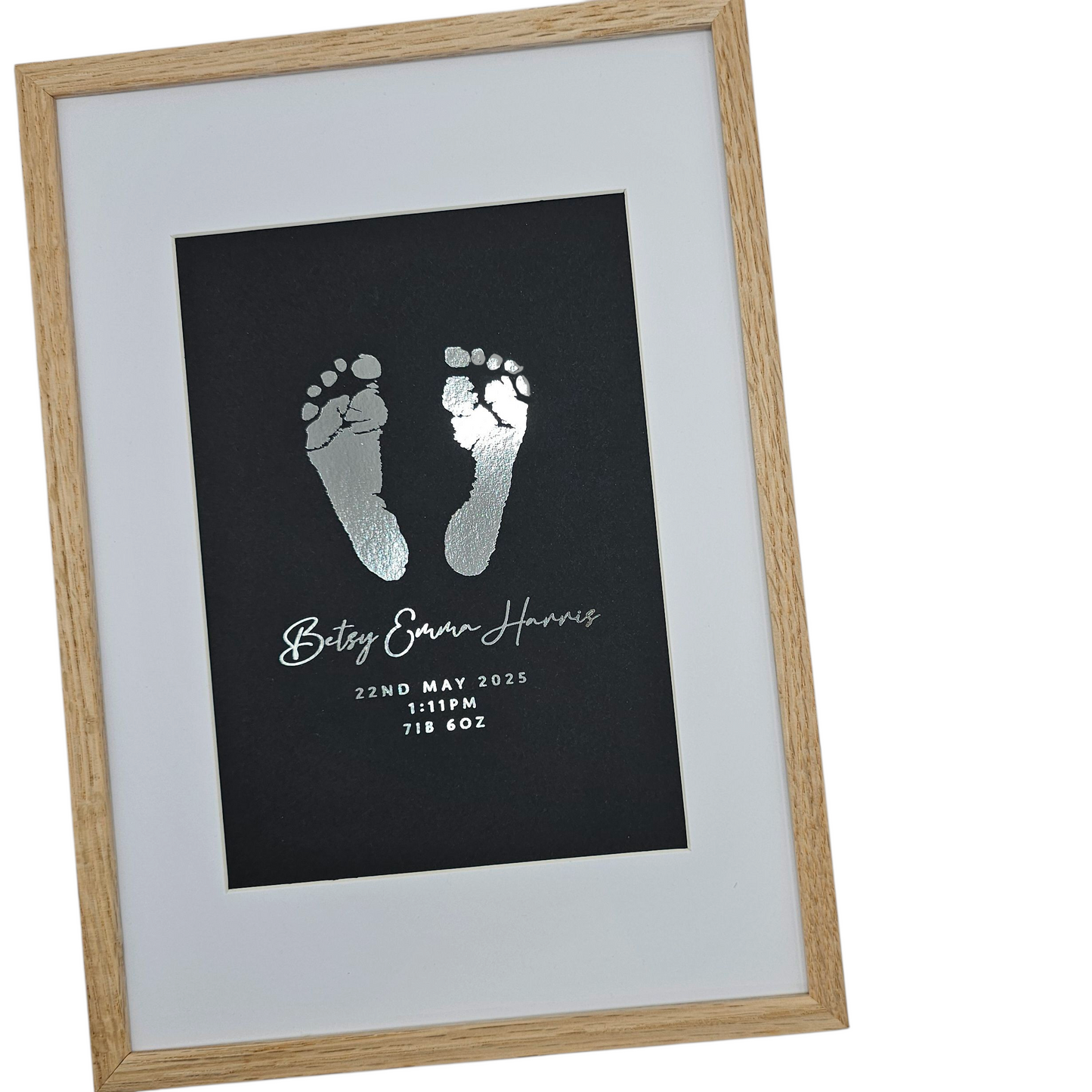 Baby Hand / Footprint Foil Print