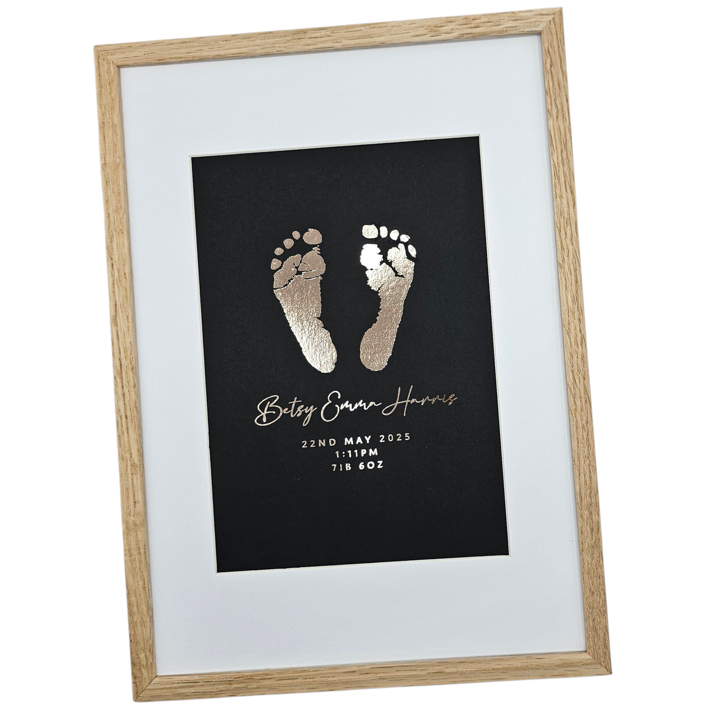 Baby Hand / Footprint Foil Print