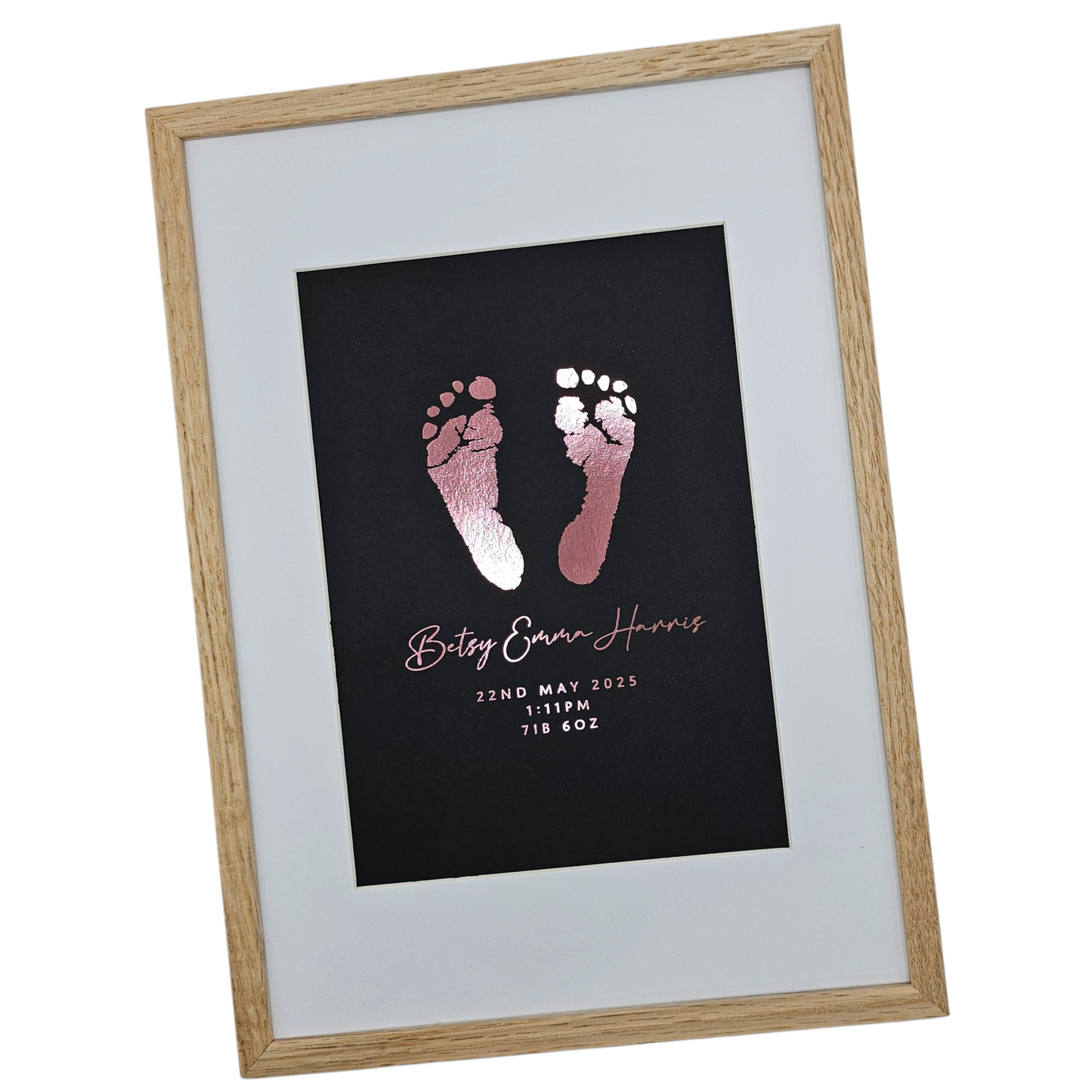 Baby Hand / Footprint Foil Print