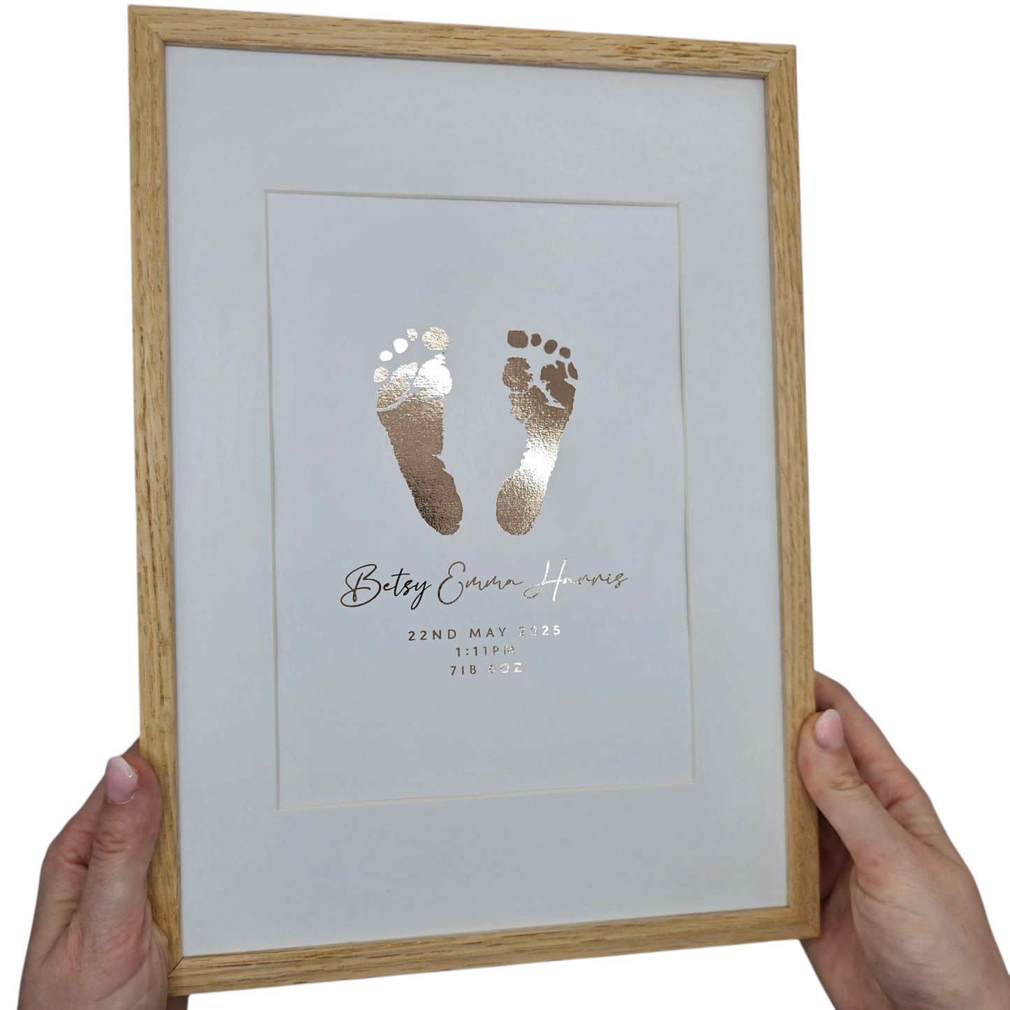 Baby Hand / Footprint Foil Print
