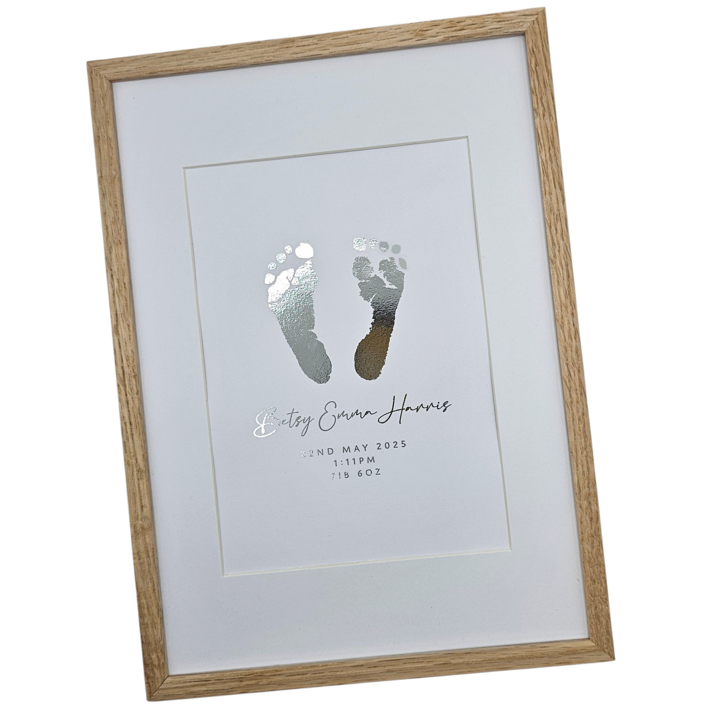 Baby Hand / Footprint Foil Print