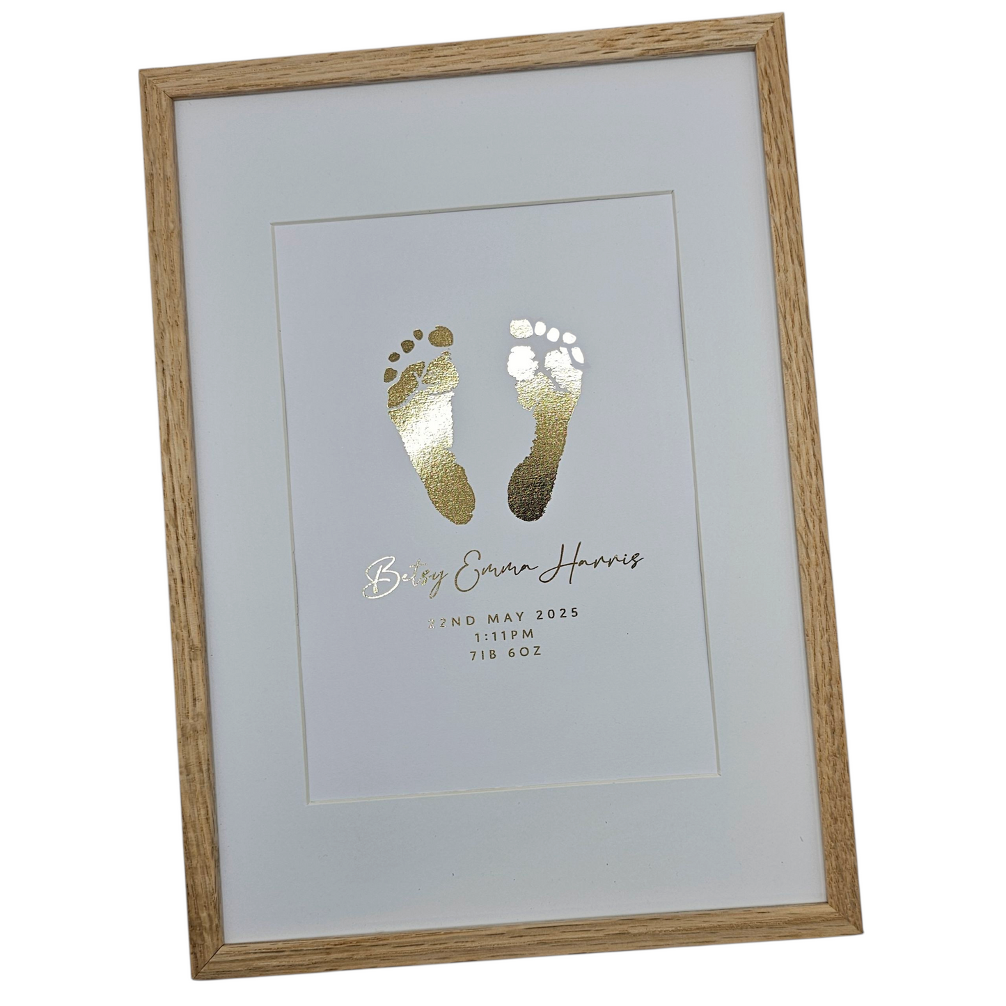 Baby Hand / Footprint Foil Print