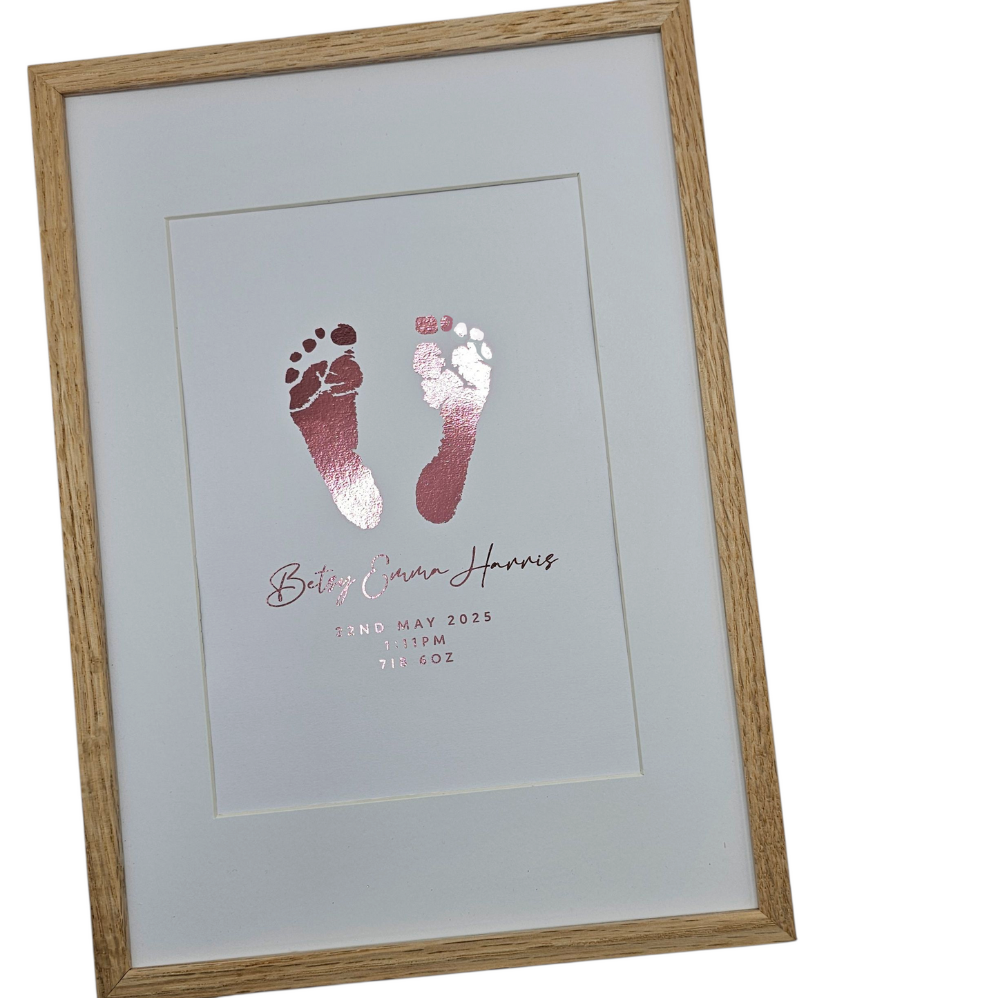 Baby Hand / Footprint Foil Print