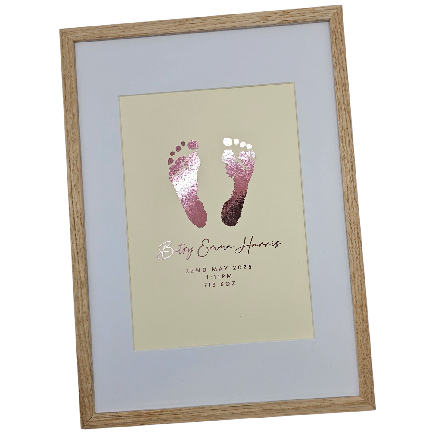 Baby Hand / Footprint Foil Print