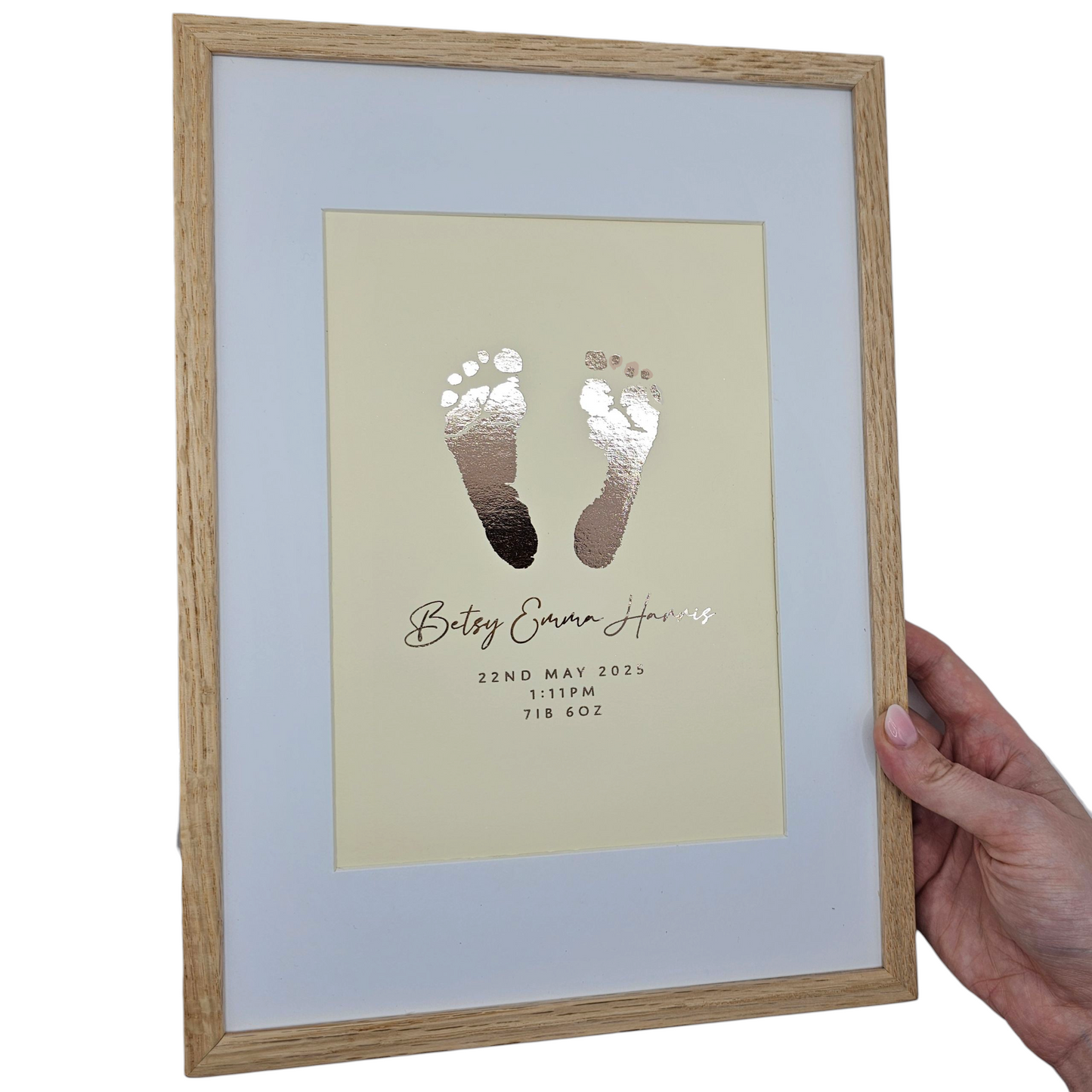 Baby Hand / Footprint Foil Print