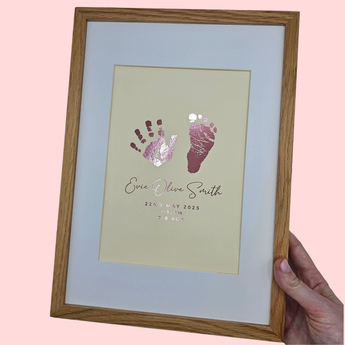 Baby Hand / Footprint Foil Print
