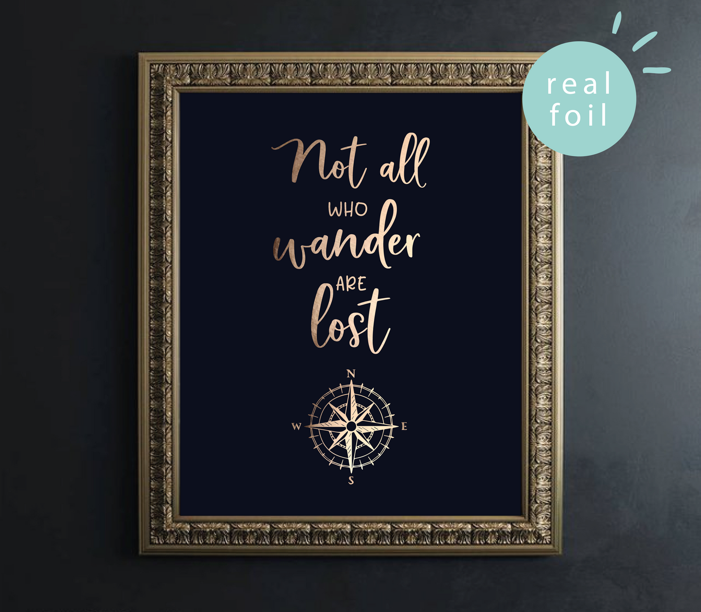Wander Foil Wall Print