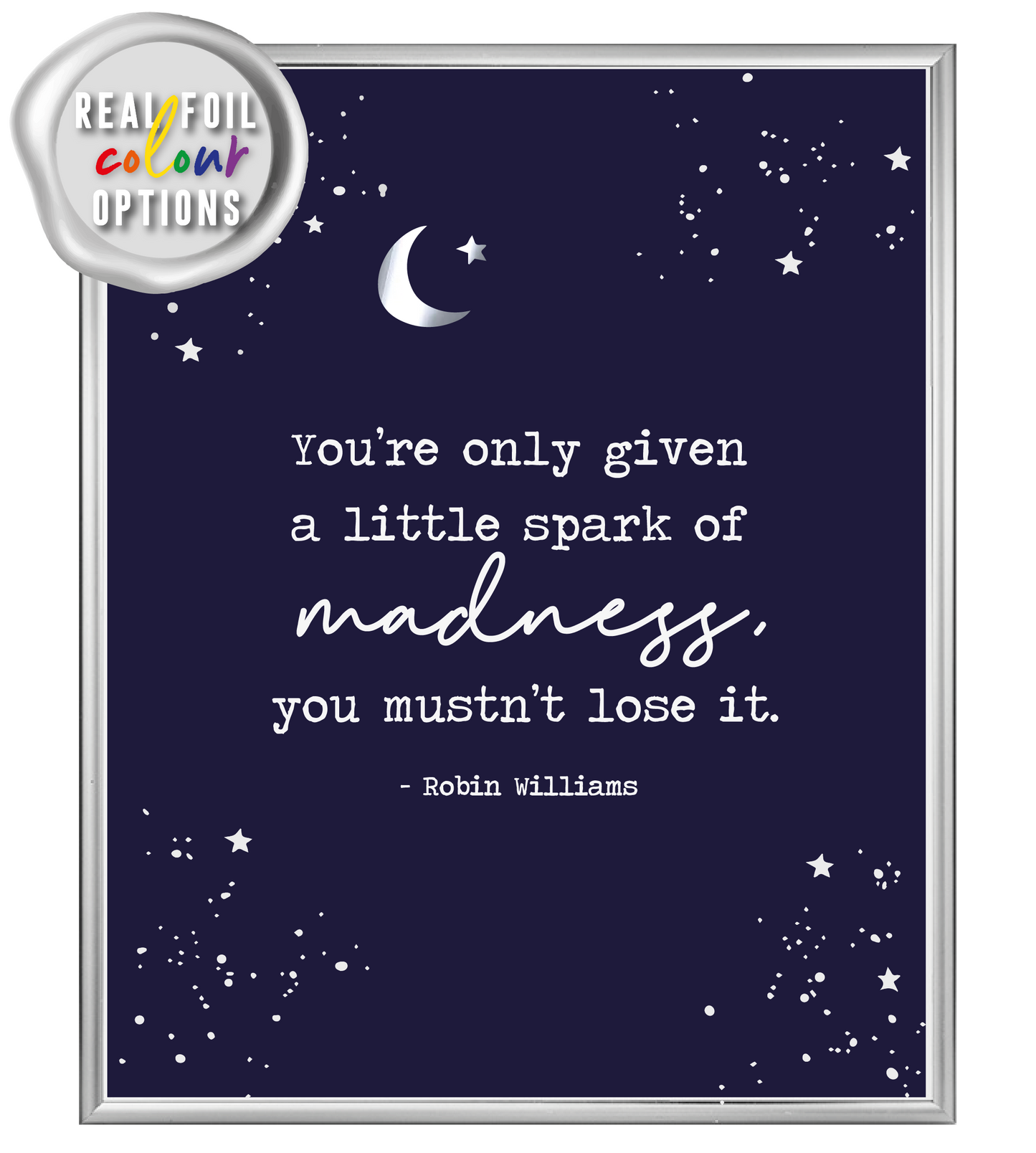 Madness Foil Wall Print