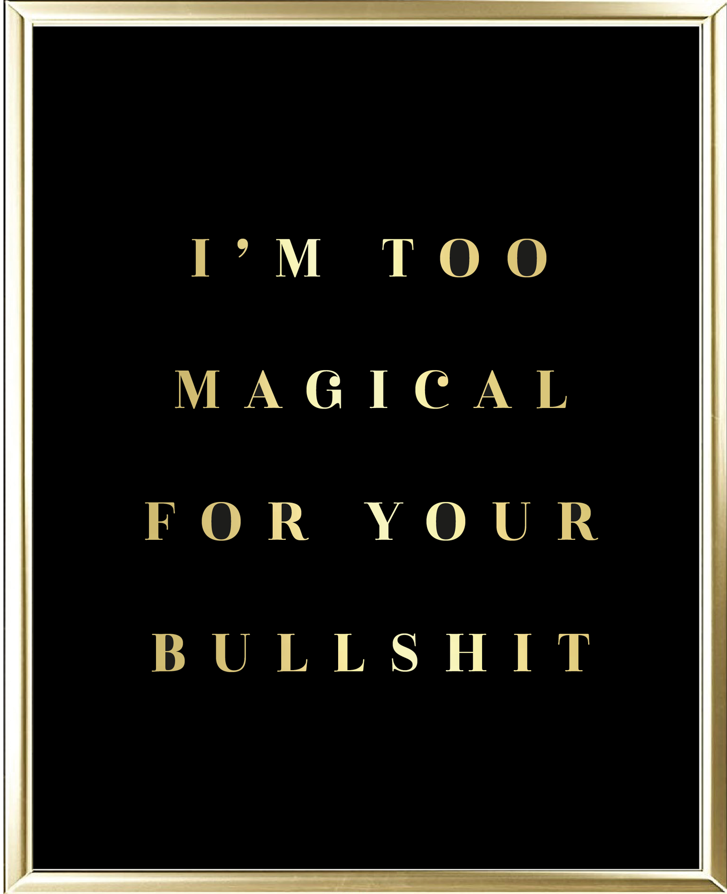 Magical Foil Wall Print