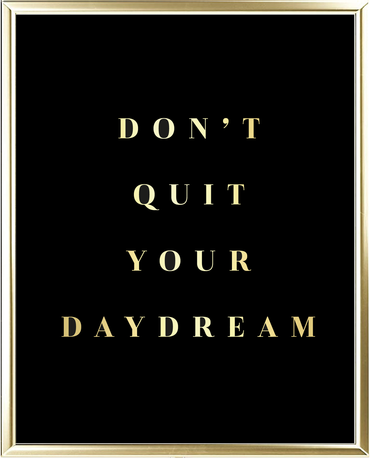 Daydream Foil Wall Print