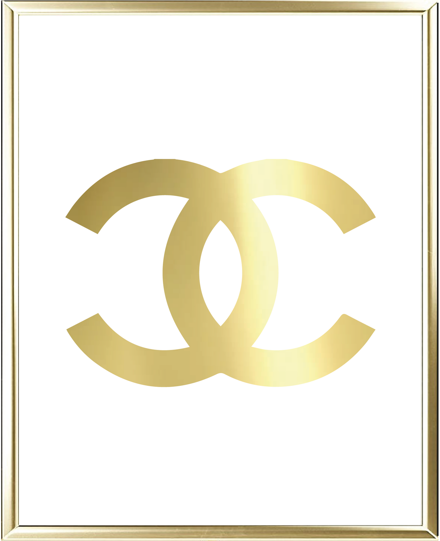 Chanel Foil Wall Print