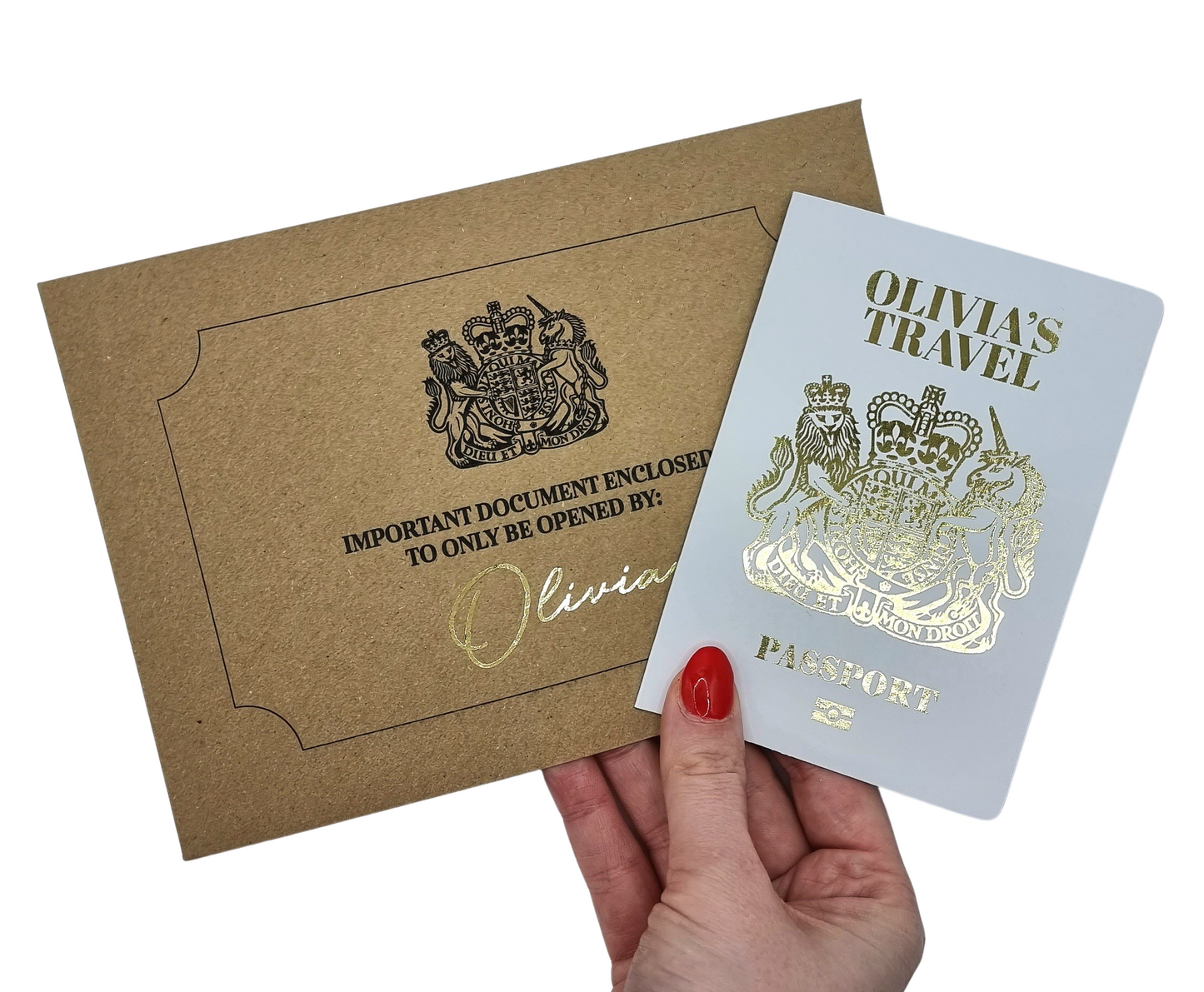 White Scratch & Reveal Passport