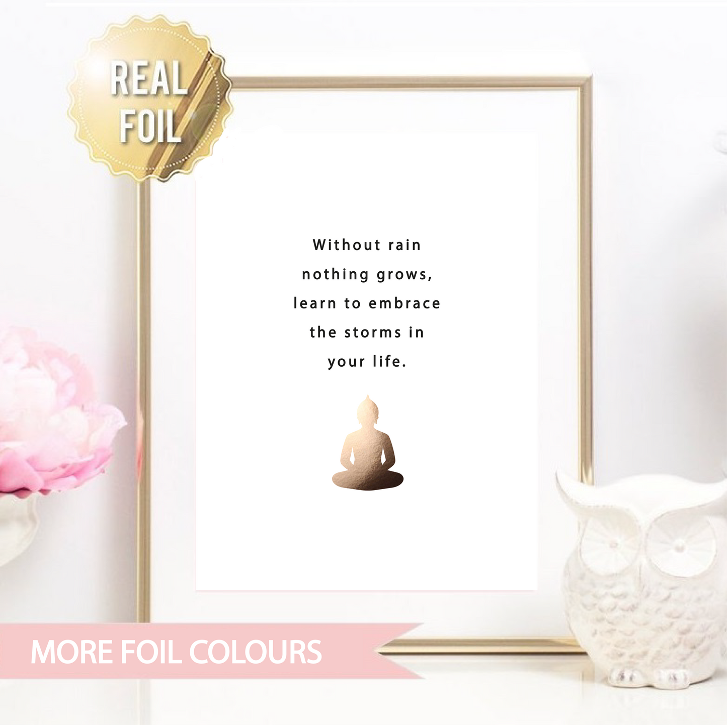 Storms Foil Wall Print