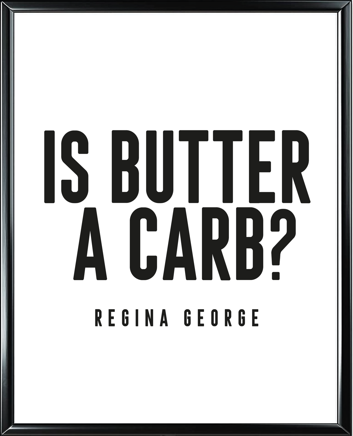 Butter Foil Wall Print
