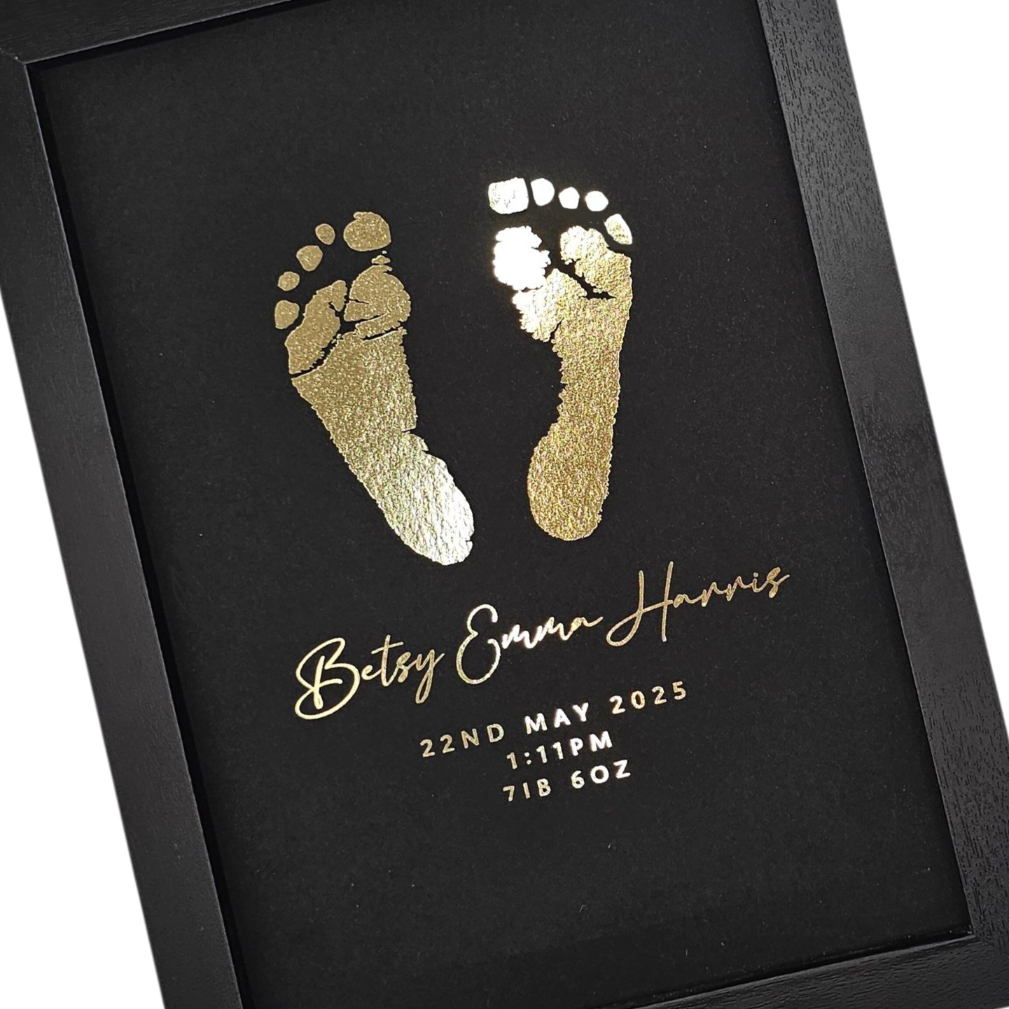 Baby Hand / Footprint Foil Print