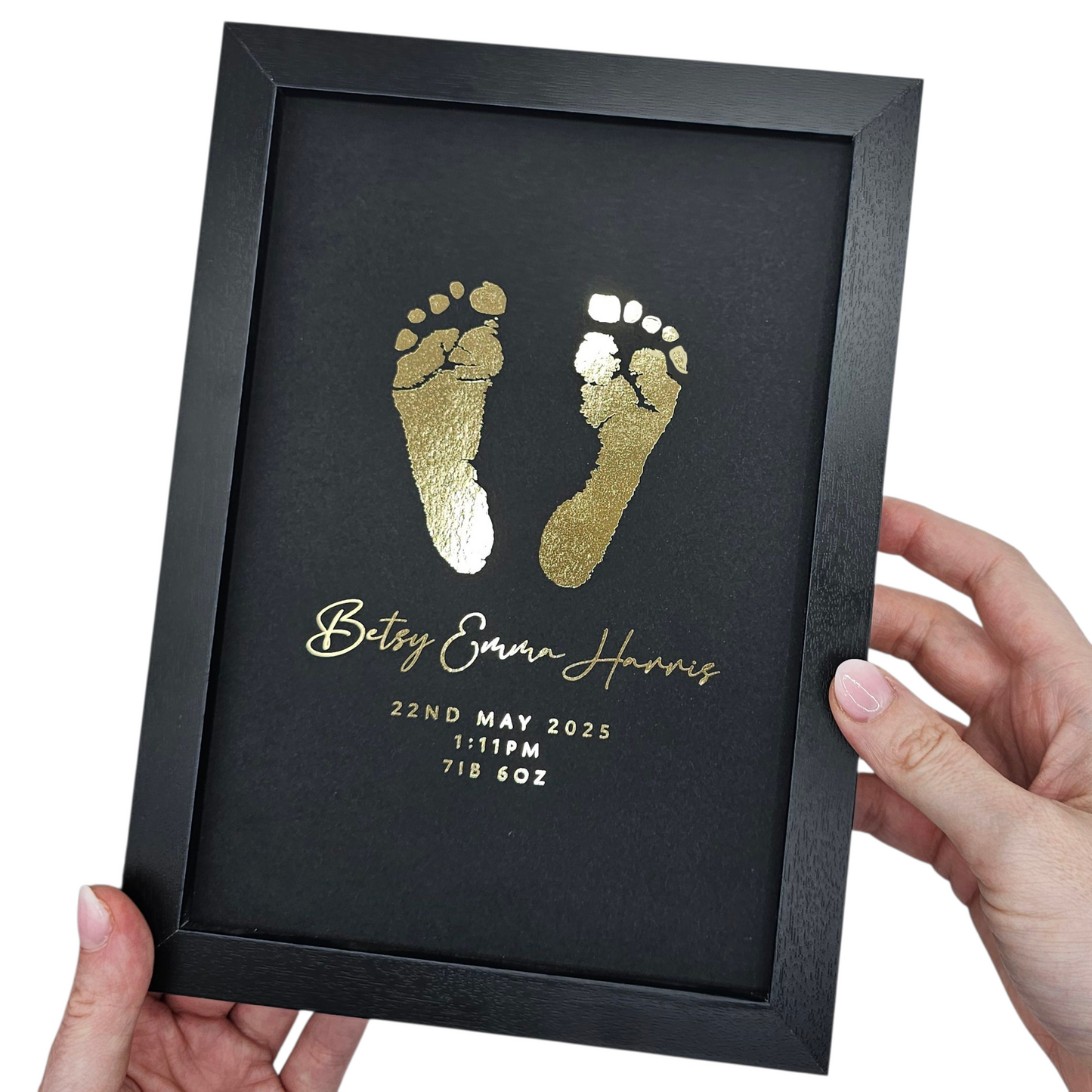 Baby Hand / Footprint Foil Print