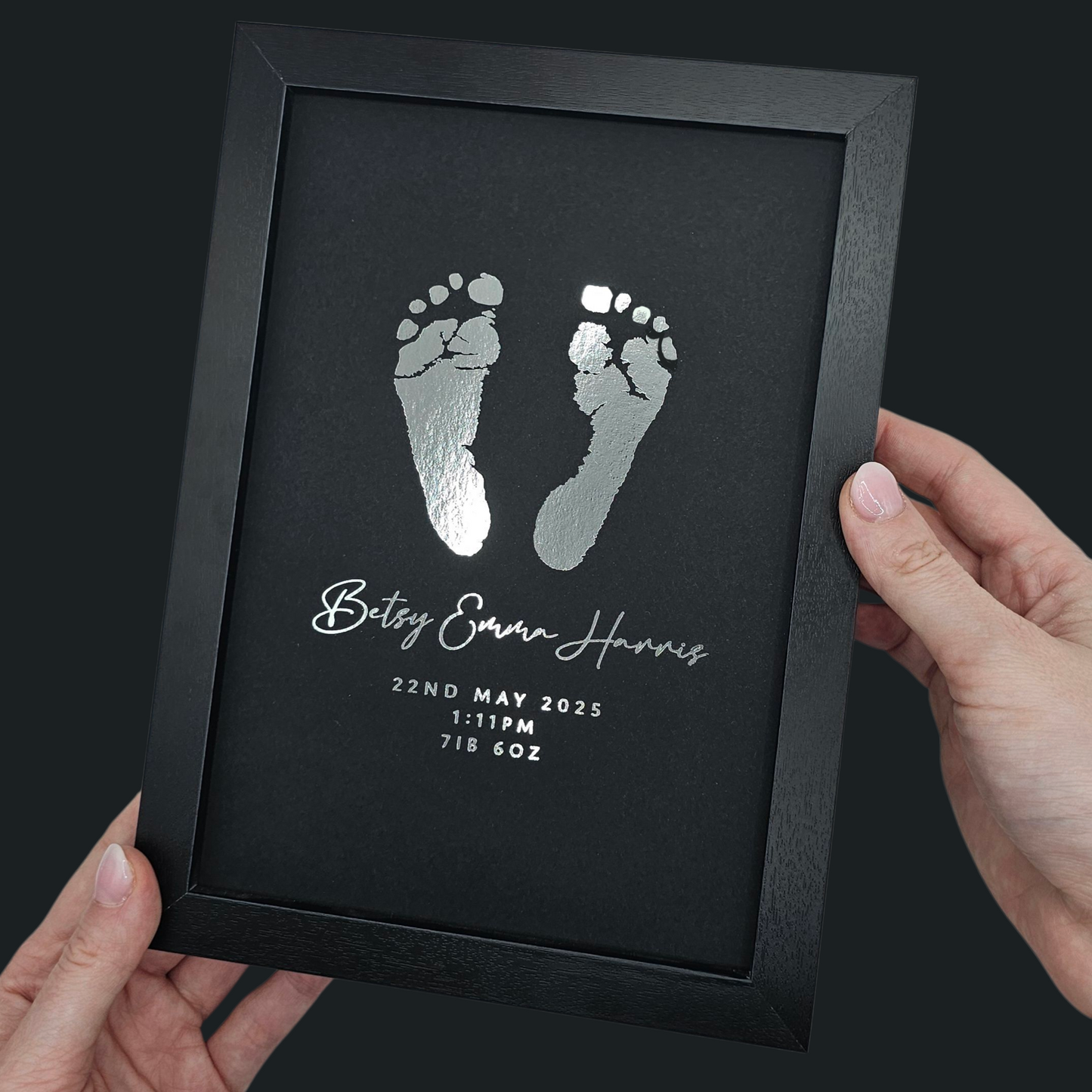 Baby Hand / Footprint Foil Print
