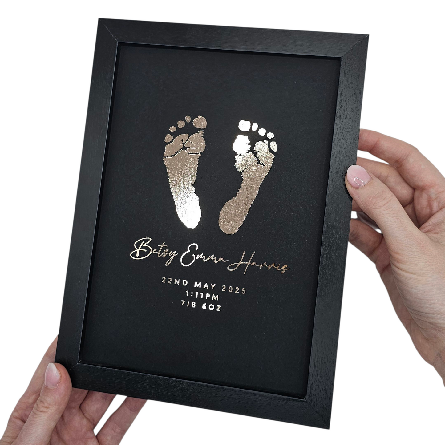 Baby Hand / Footprint Foil Print