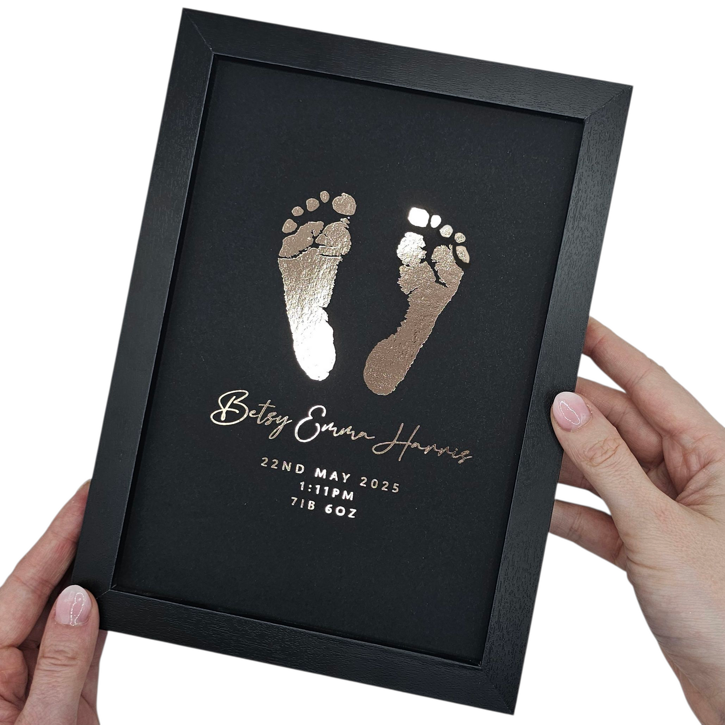 Baby Hand / Footprint Foil Print