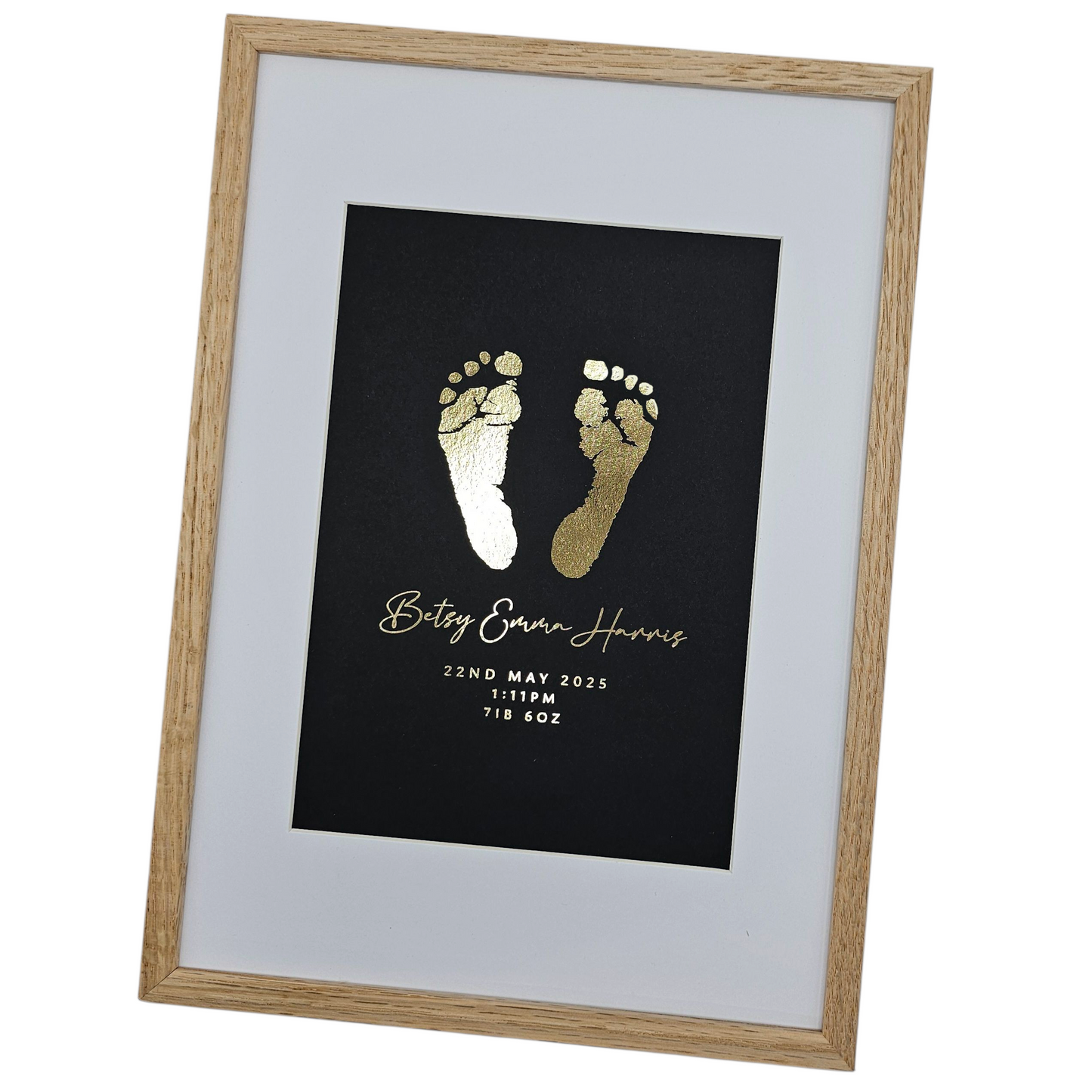 Baby Hand / Footprint Foil Print