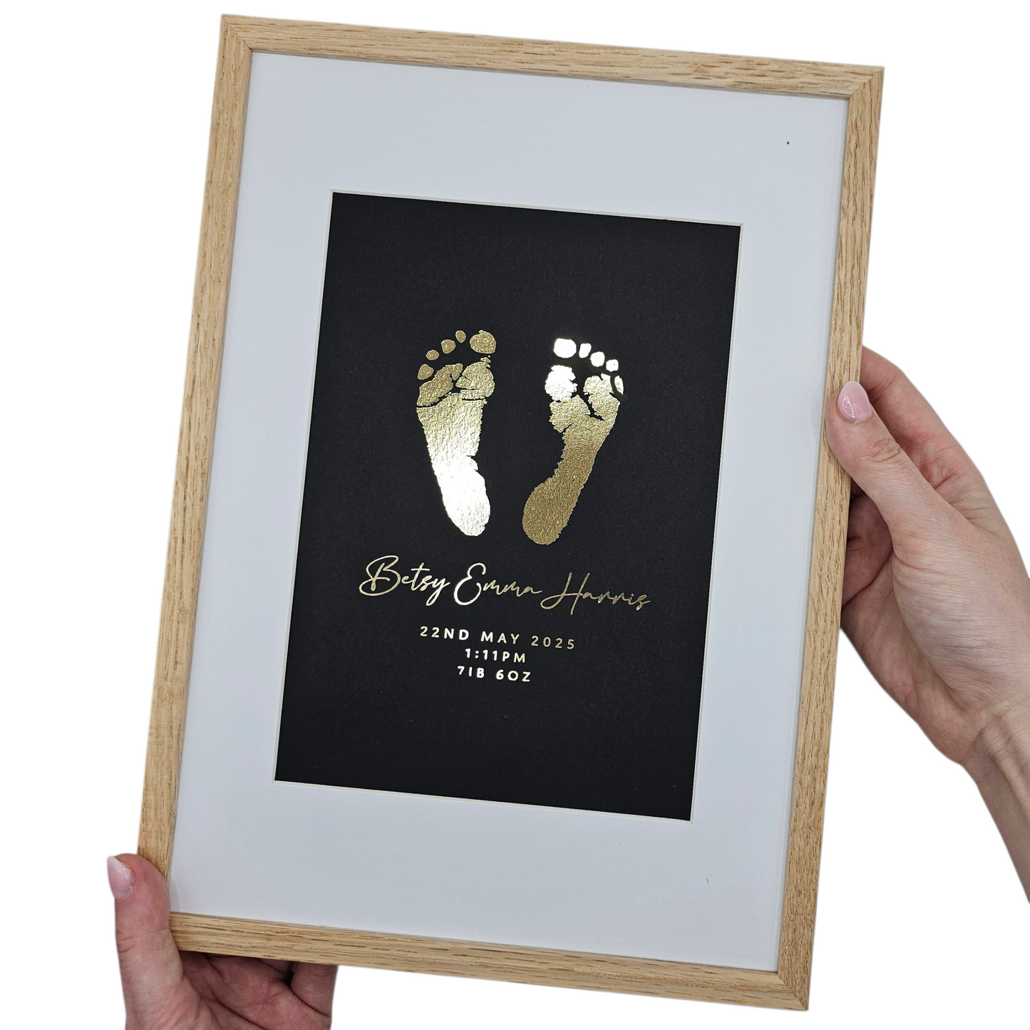 Baby Hand / Footprint Foil Print