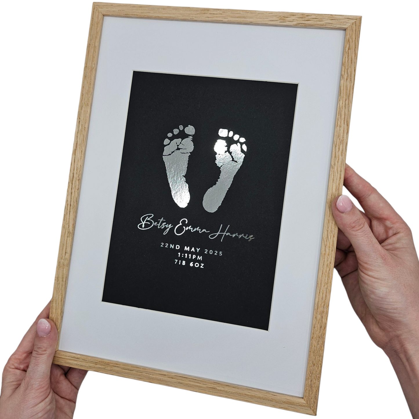 Baby Hand / Footprint Foil Print