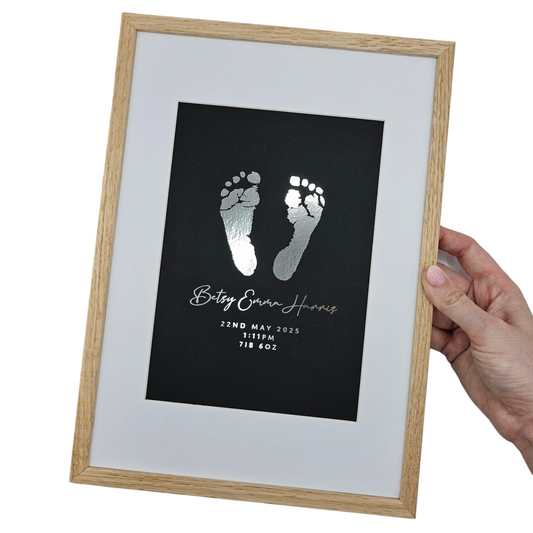 Baby Hand / Footprint Foil Print