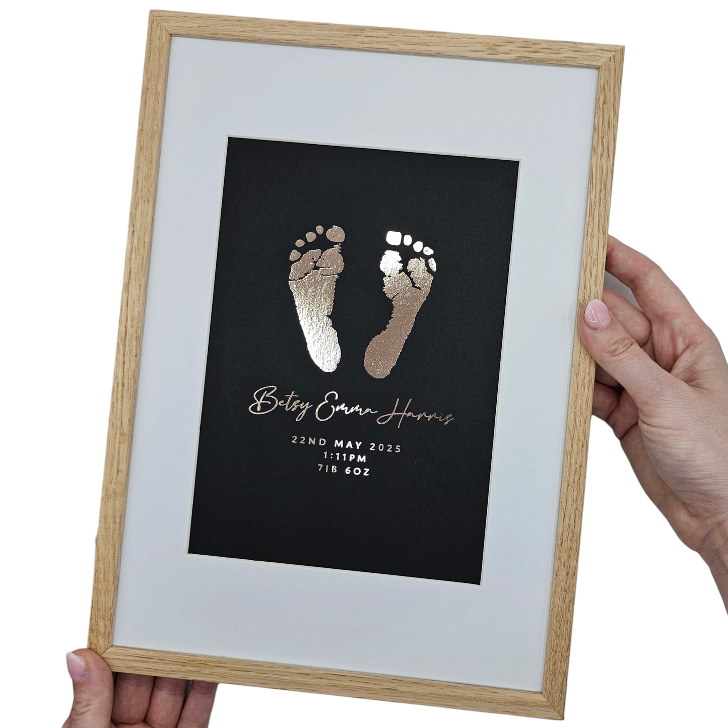 Baby Hand / Footprint Foil Print