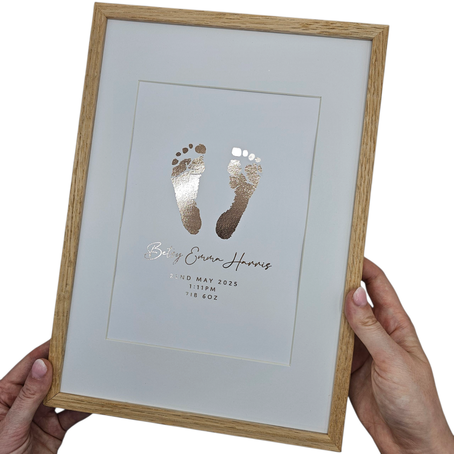 Baby Hand / Footprint Foil Print