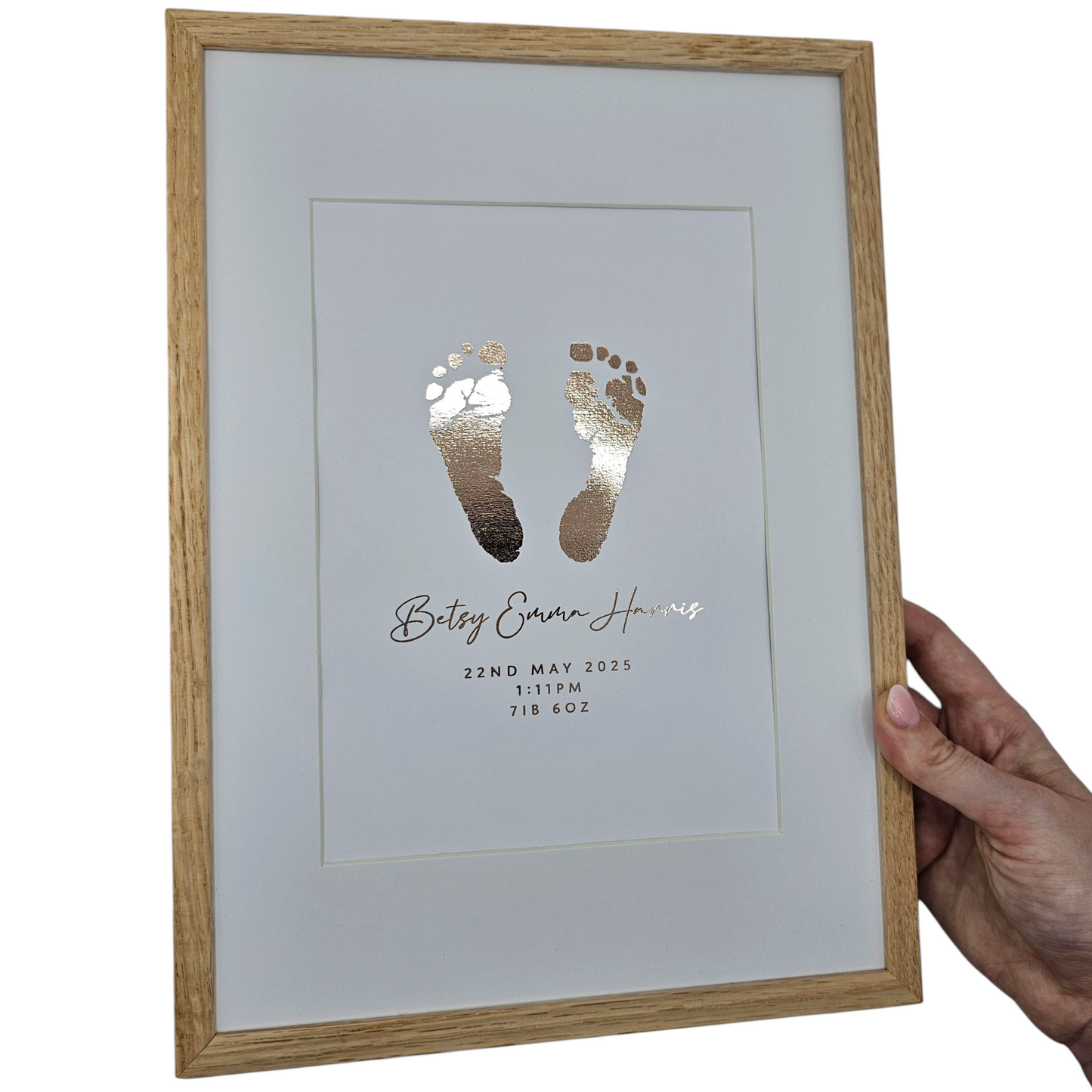 Baby Hand / Footprint Foil Print