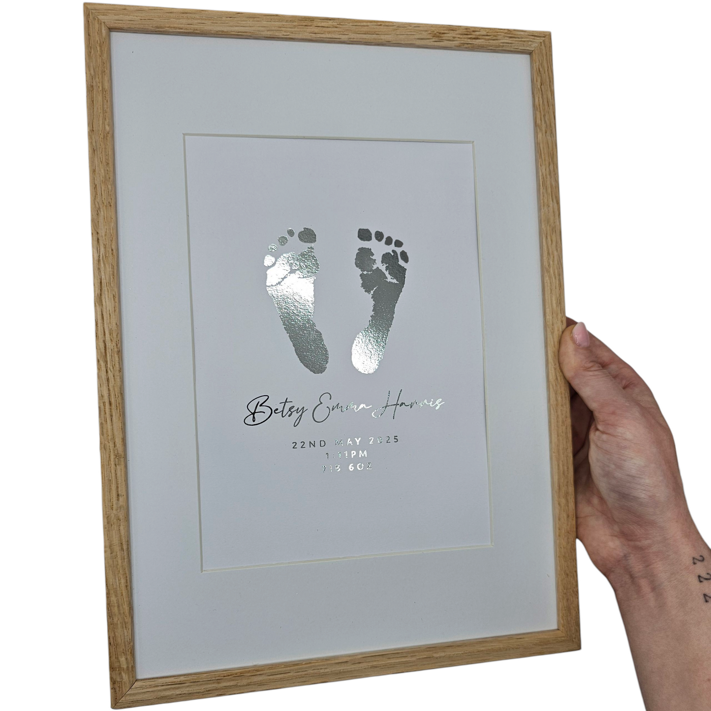 Baby Hand / Footprint Foil Print