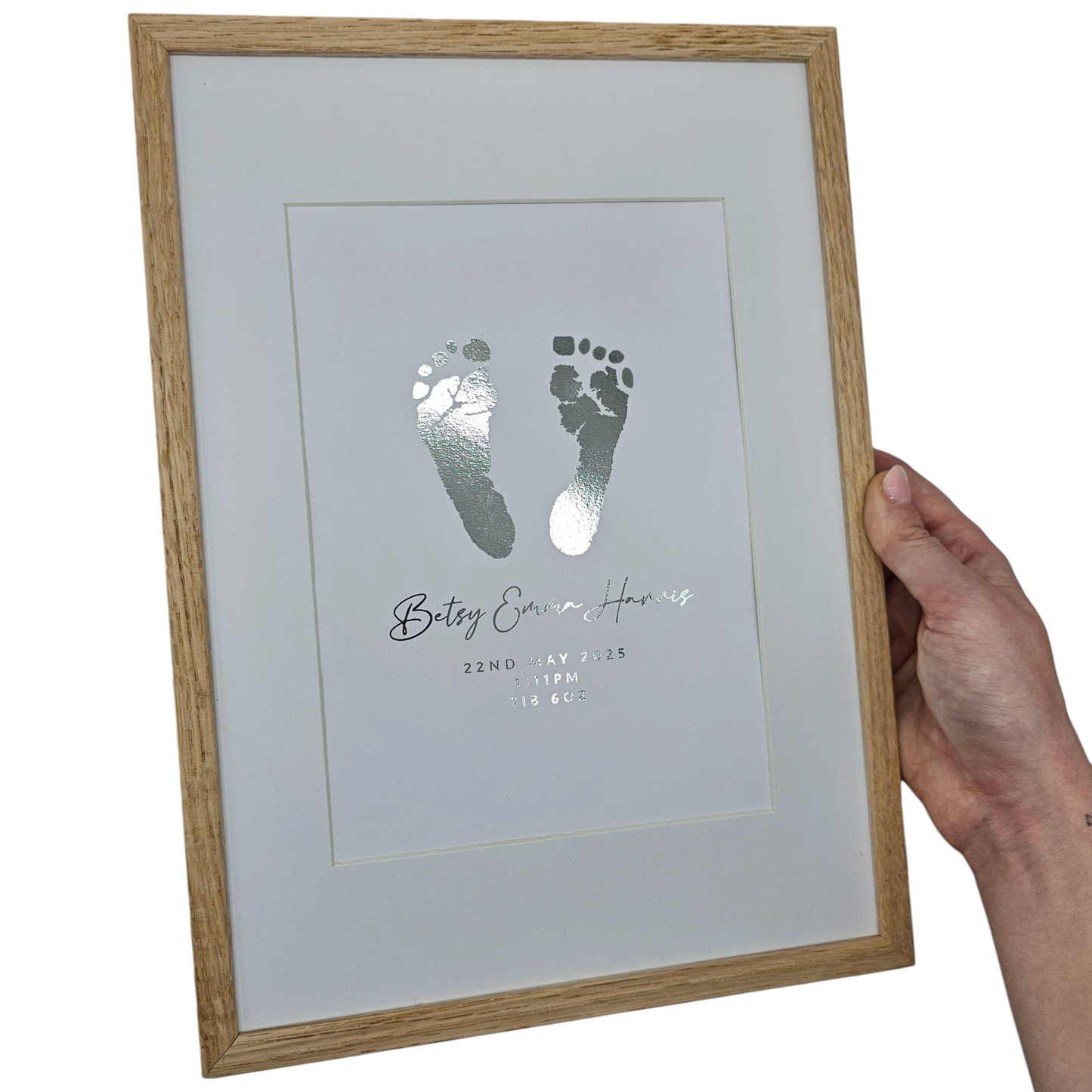 Baby Hand / Footprint Foil Print