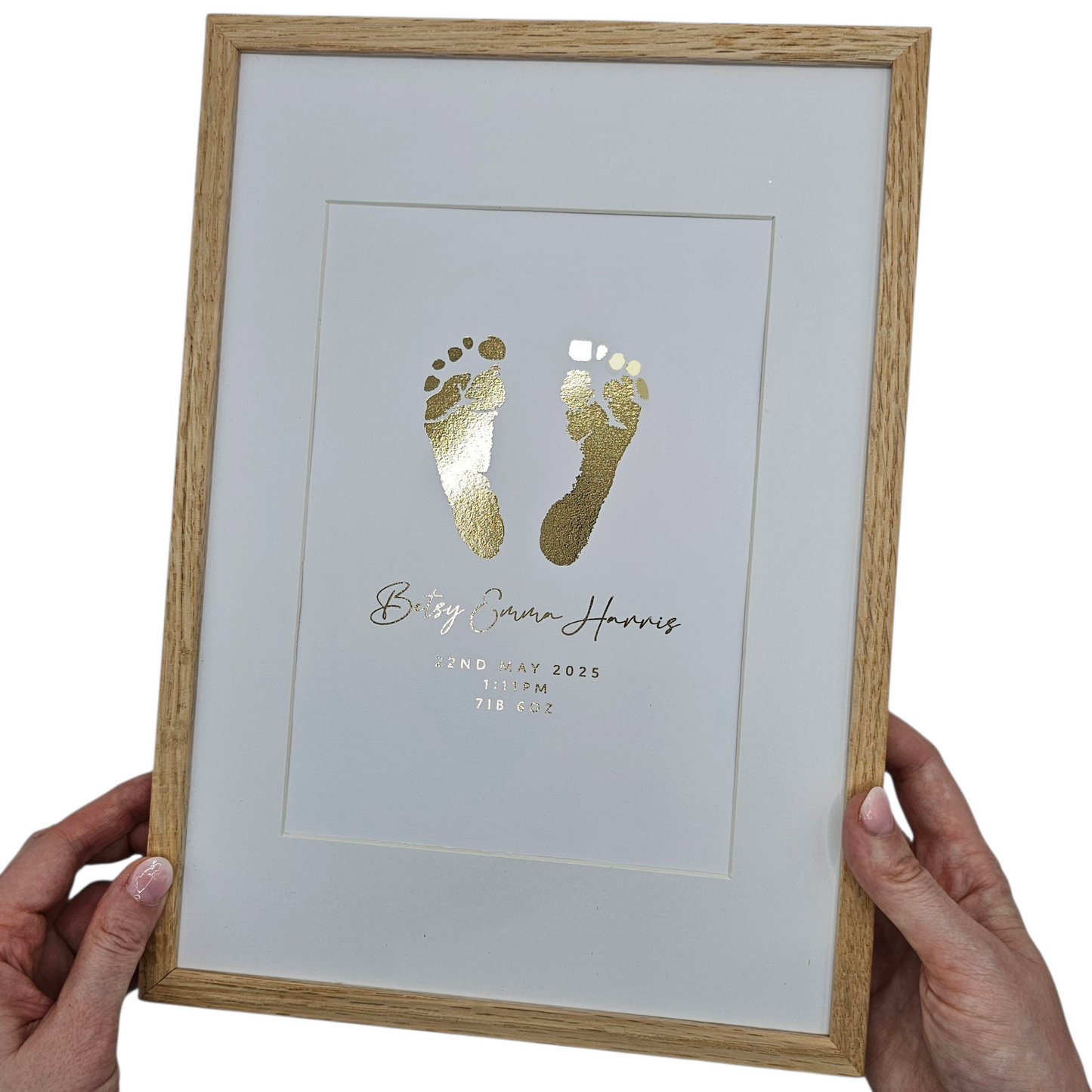 Baby Hand / Footprint Foil Print