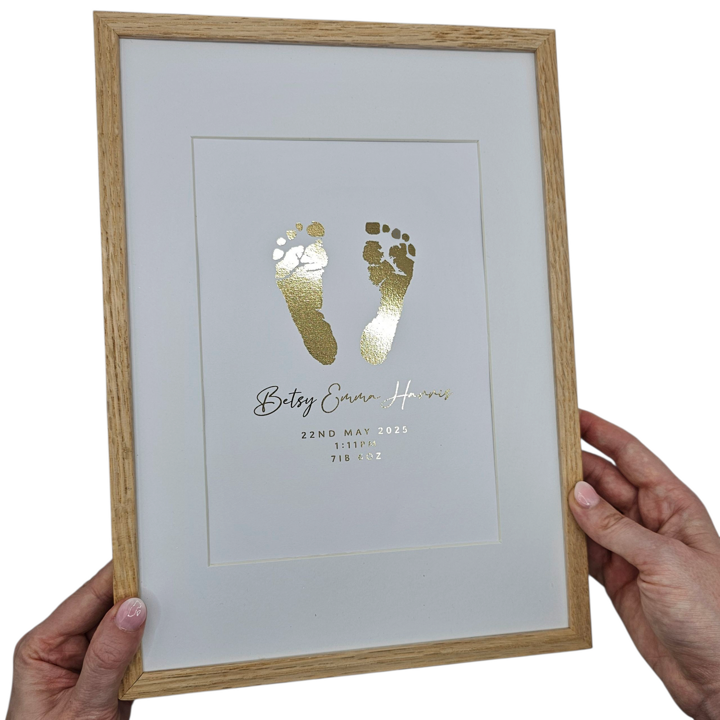 Baby Hand / Footprint Foil Print