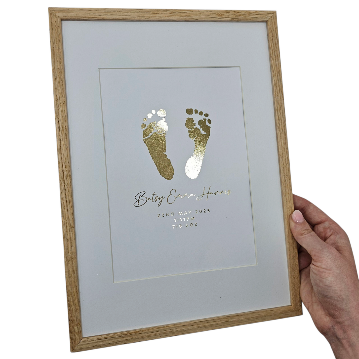Baby Hand / Footprint Foil Print