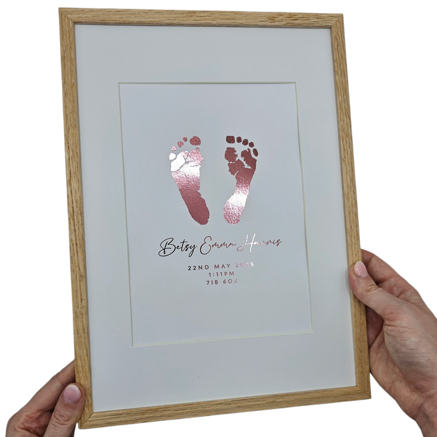 Baby Hand / Footprint Foil Print