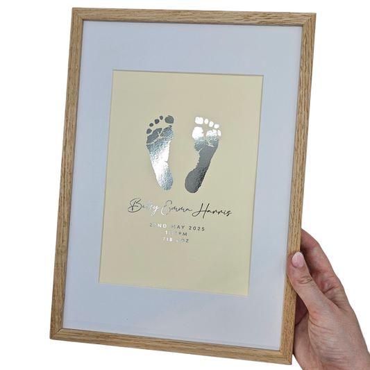 Baby Hand / Footprint Foil Print