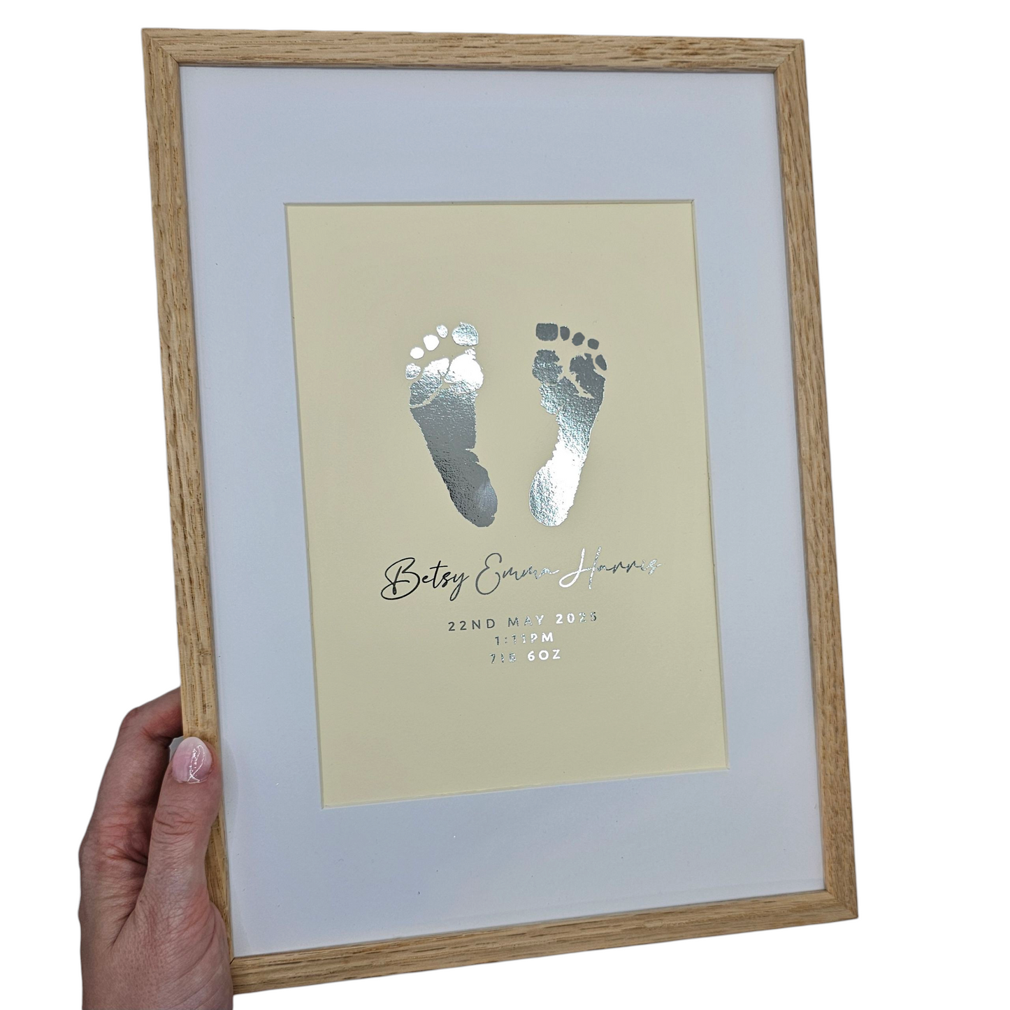 Baby Hand / Footprint Foil Print