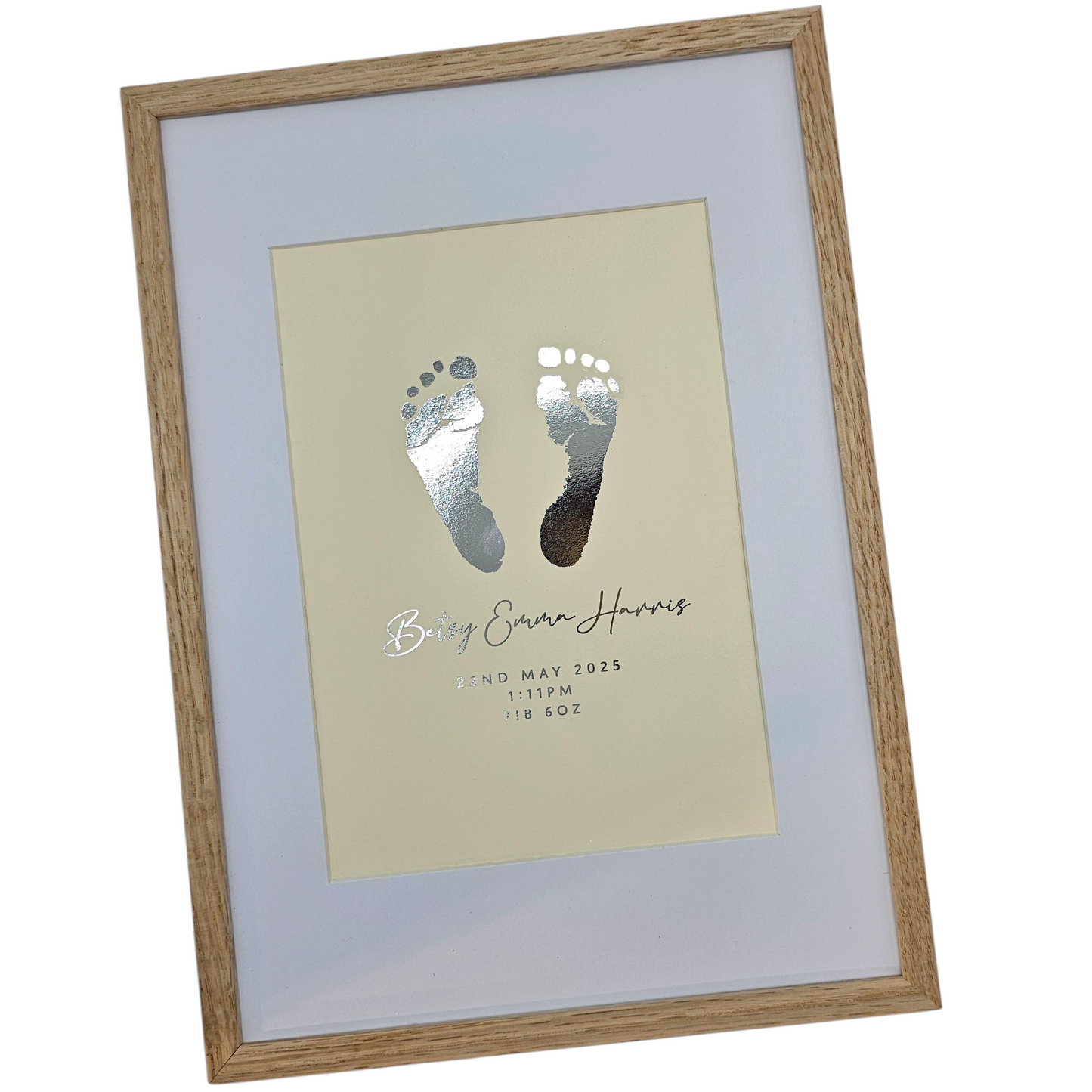Baby Hand / Footprint Foil Print
