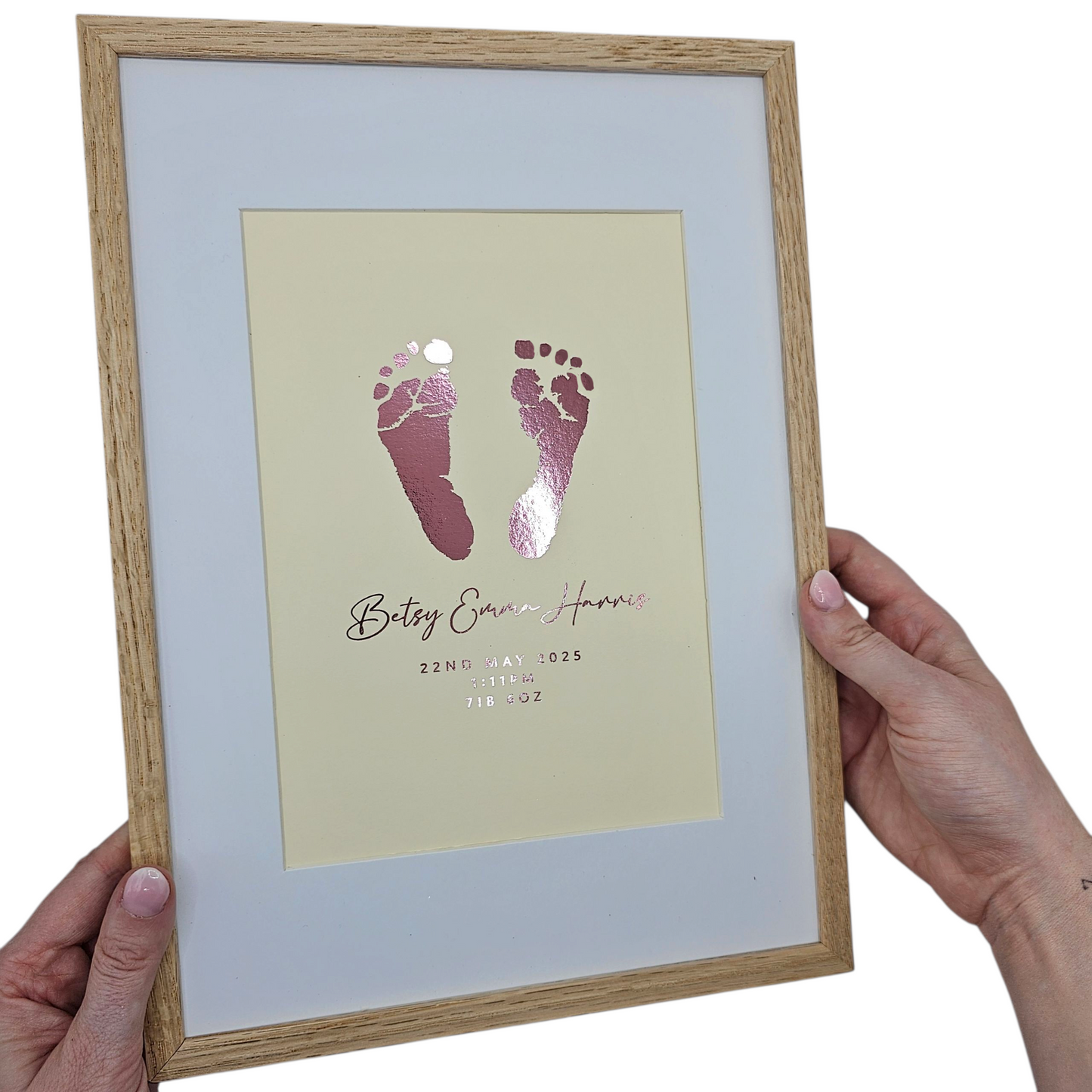 Baby Hand / Footprint Foil Print