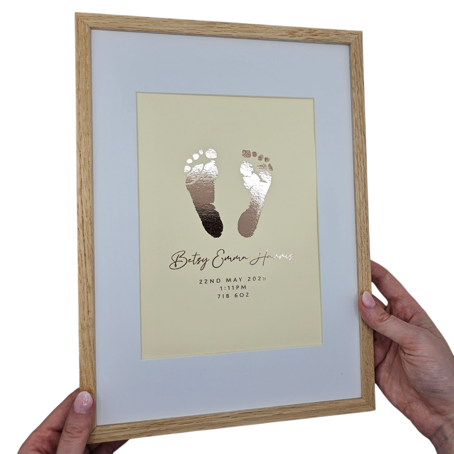 Baby Hand / Footprint Foil Print
