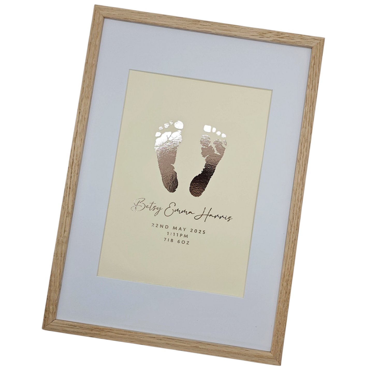 Baby Hand / Footprint Foil Print