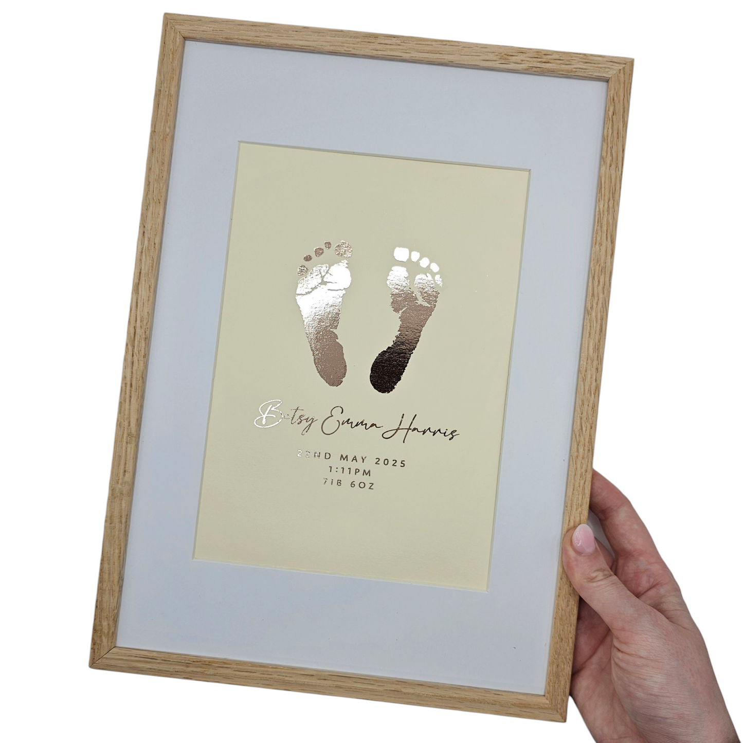 Baby Hand / Footprint Foil Print