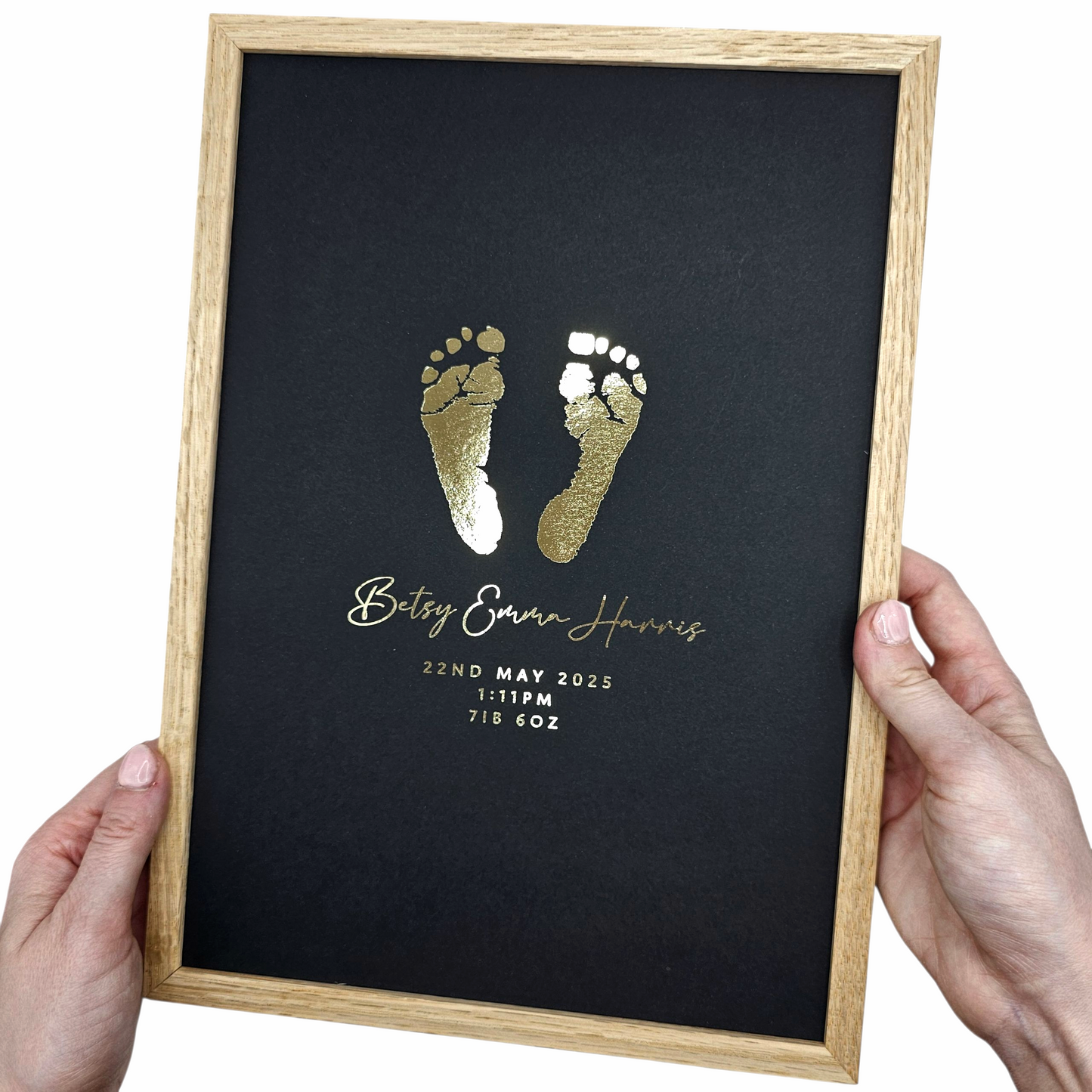 Baby Hand & Footprint Foil Print