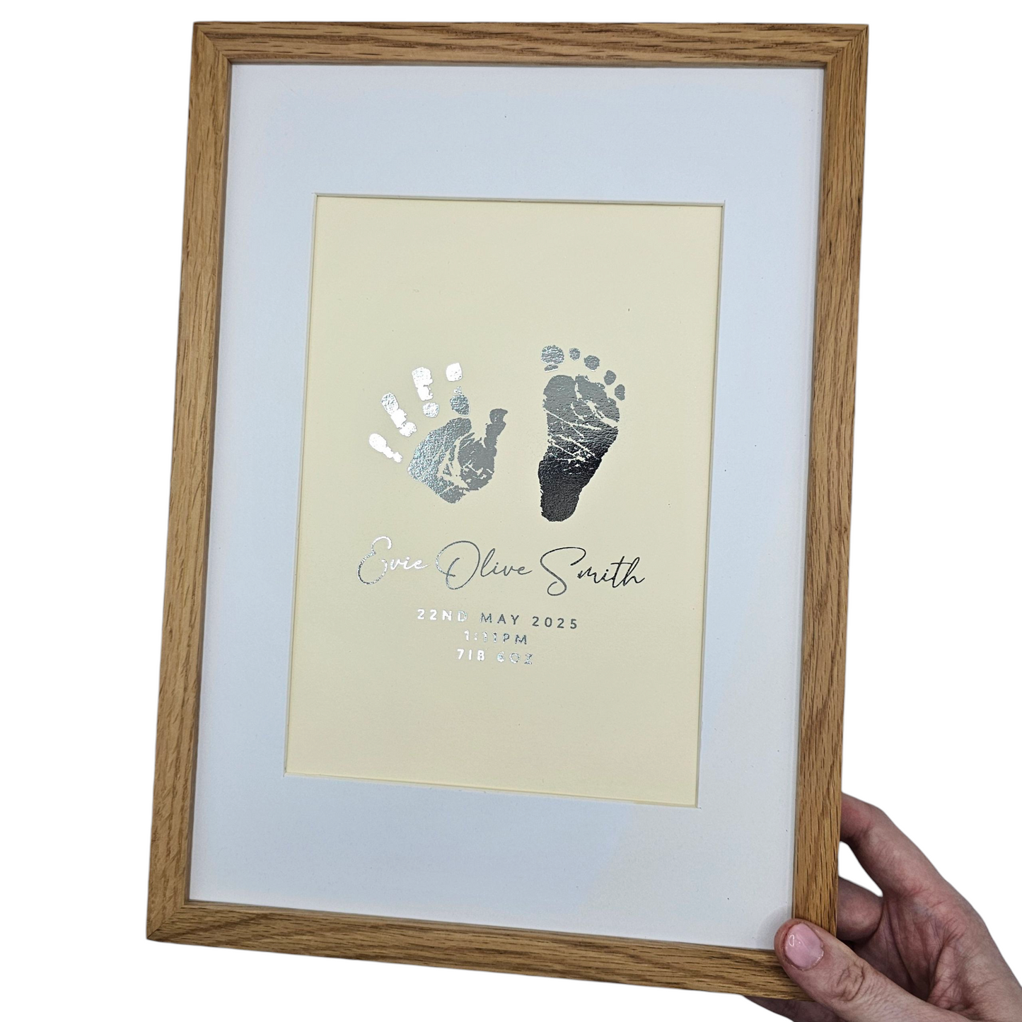 Baby Hand / Footprint Foil Print