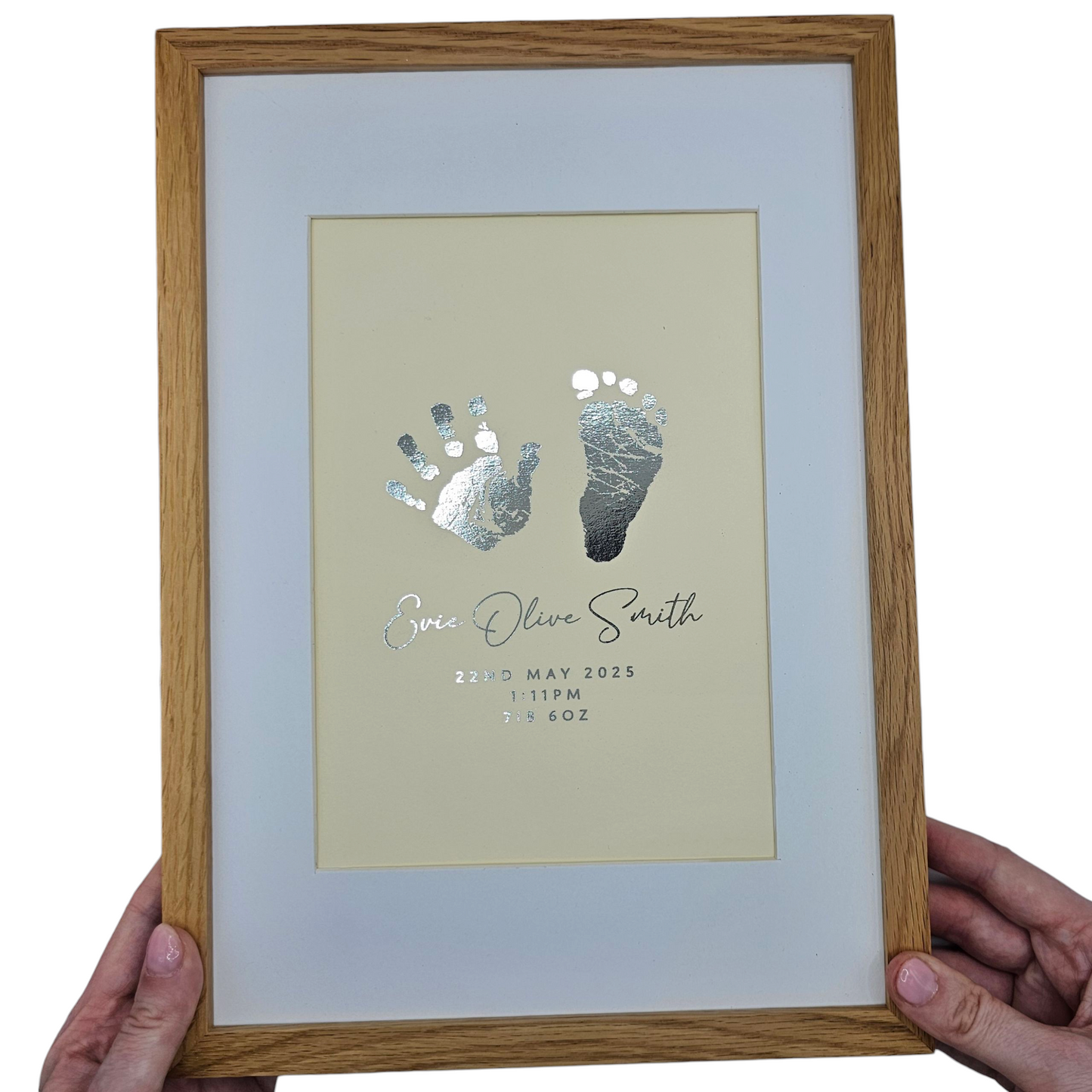 Baby Hand / Footprint Foil Print