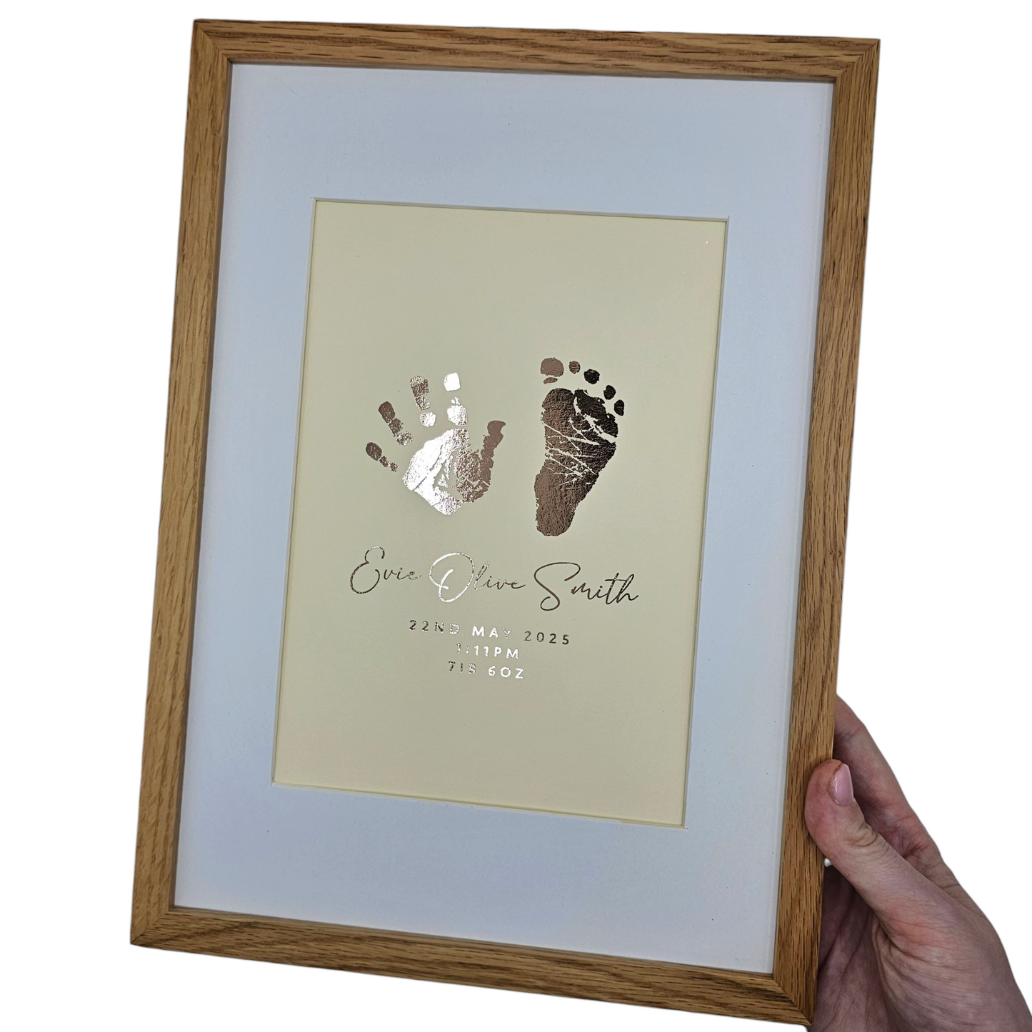 Baby Hand / Footprint Foil Print