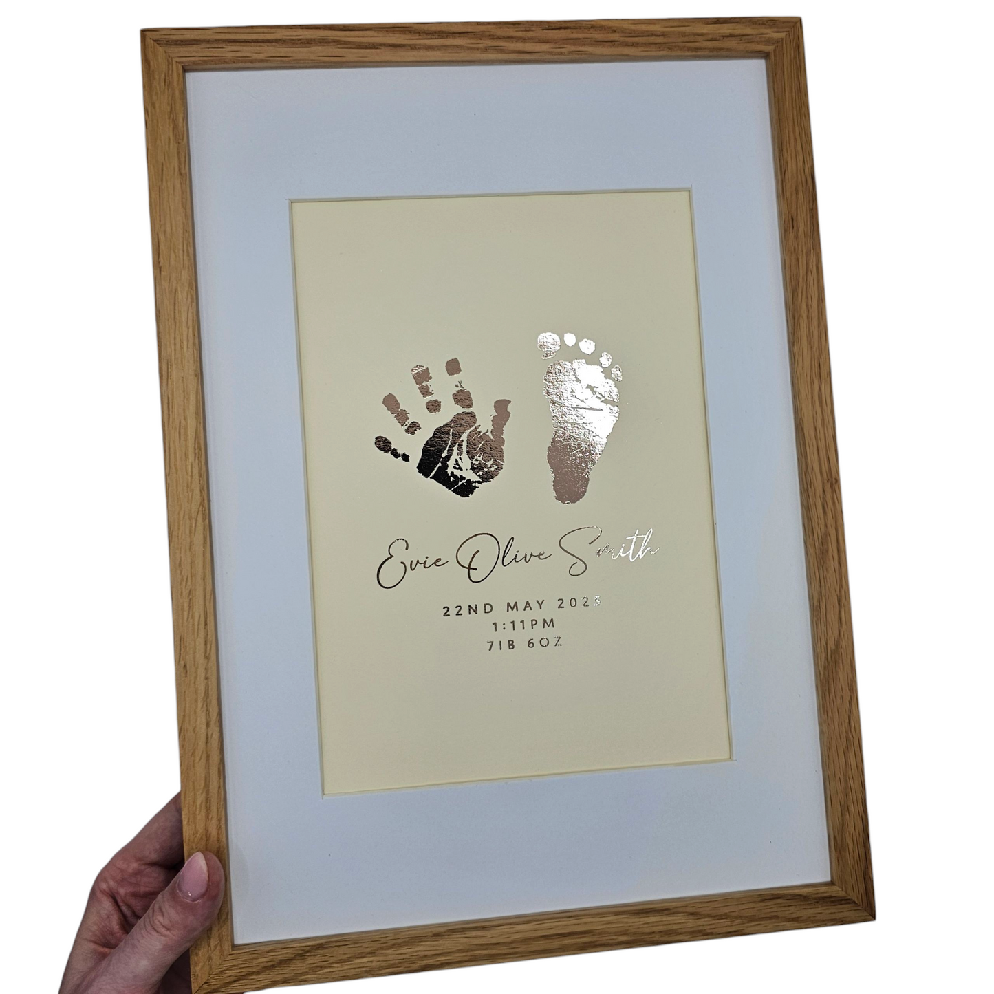 Baby Hand / Footprint Foil Print