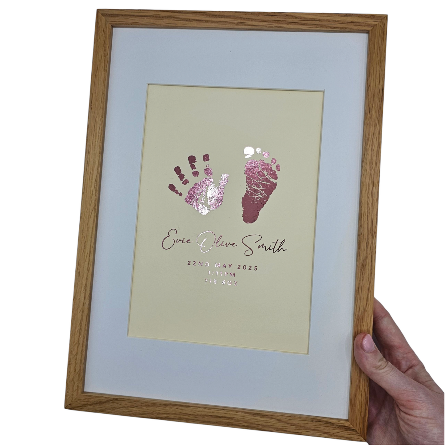 Baby Hand / Footprint Foil Print
